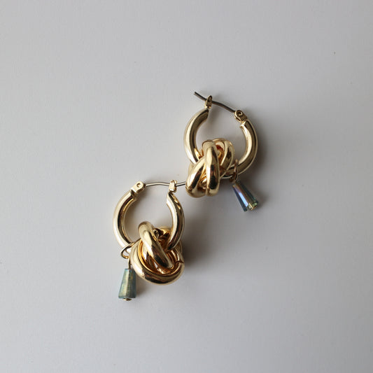 metal bees hoop pierce