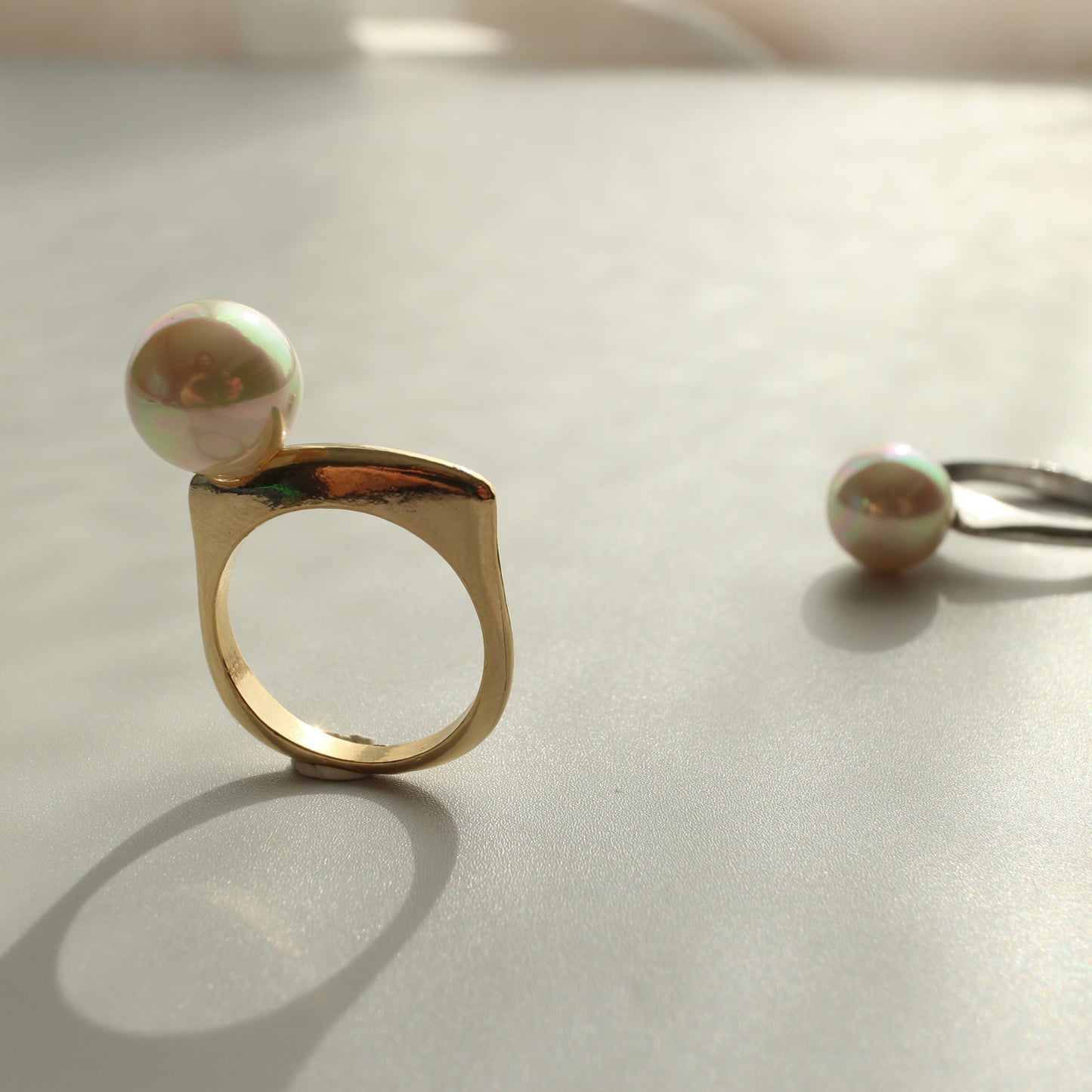 Vintage perl ring