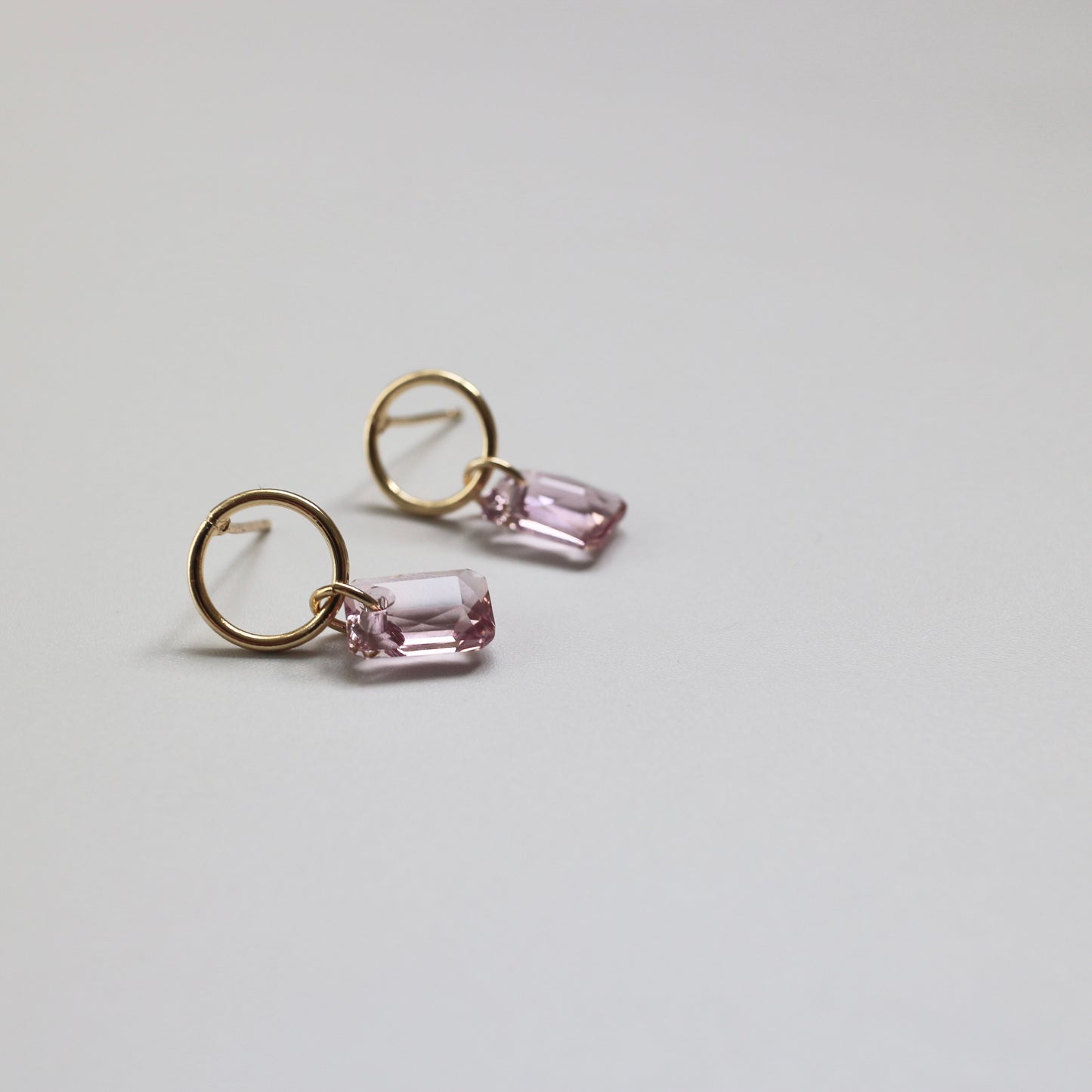 glass circle pierce(パープル)