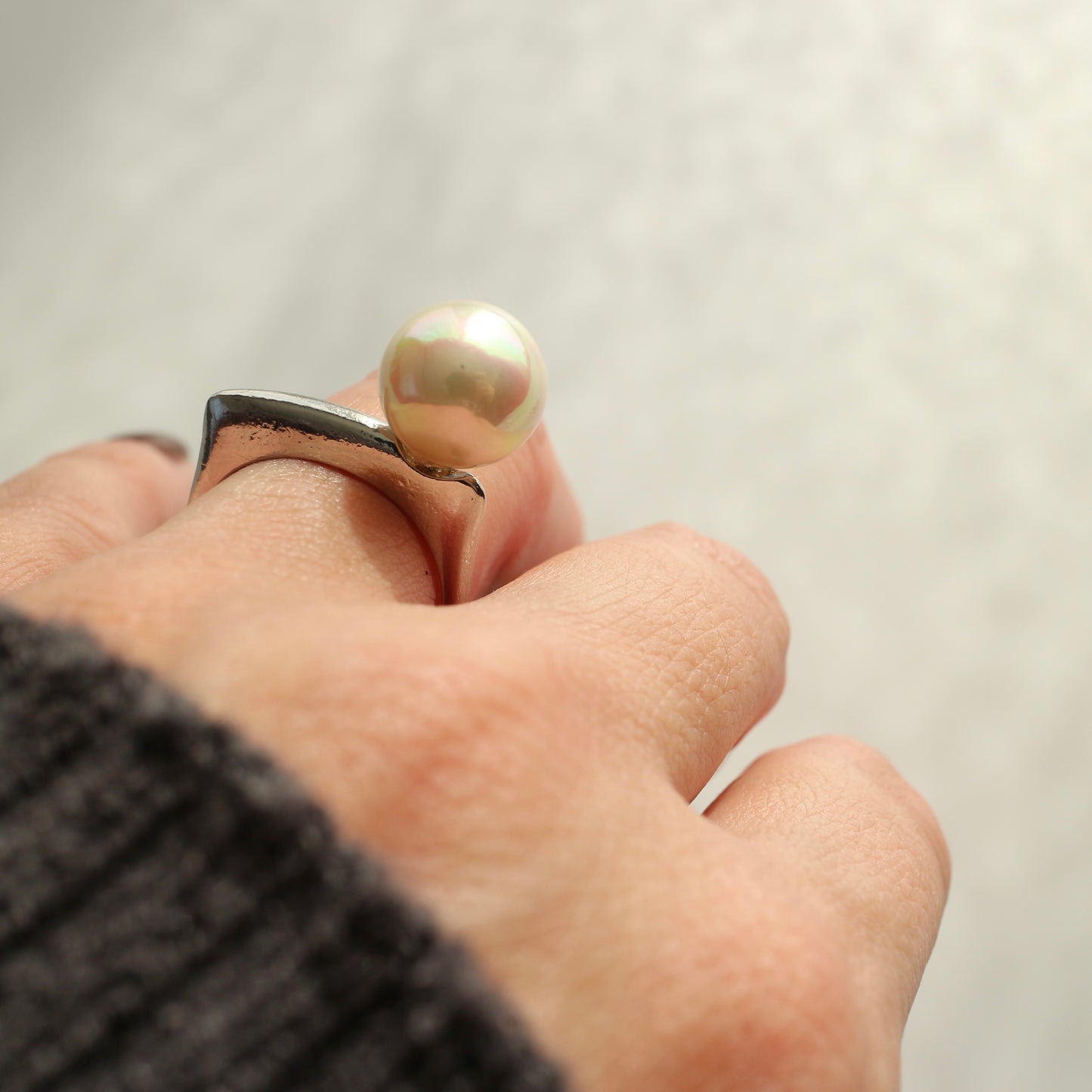 Vintage perl ring