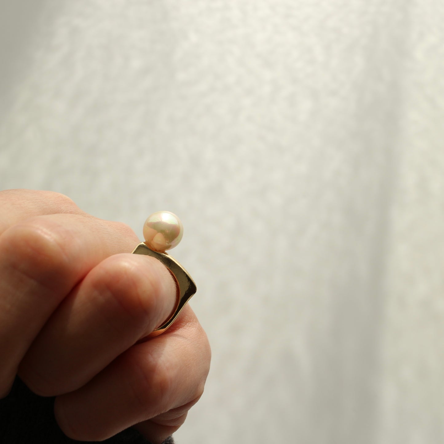 Vintage perl ring