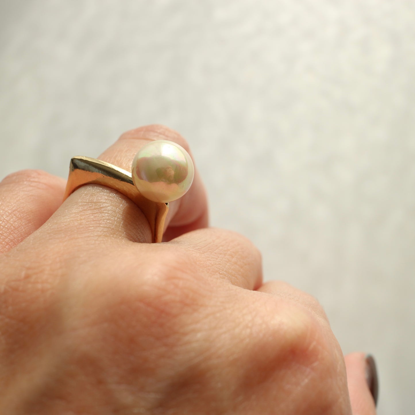 Vintage perl ring