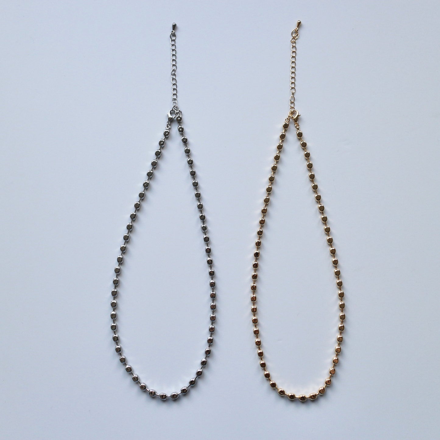 flat ball chain necklace