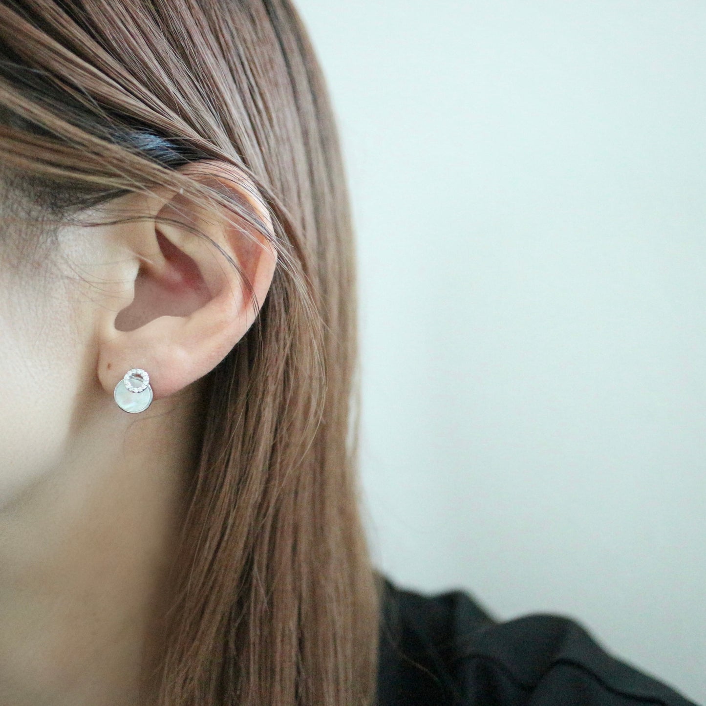 round zirconia pierce