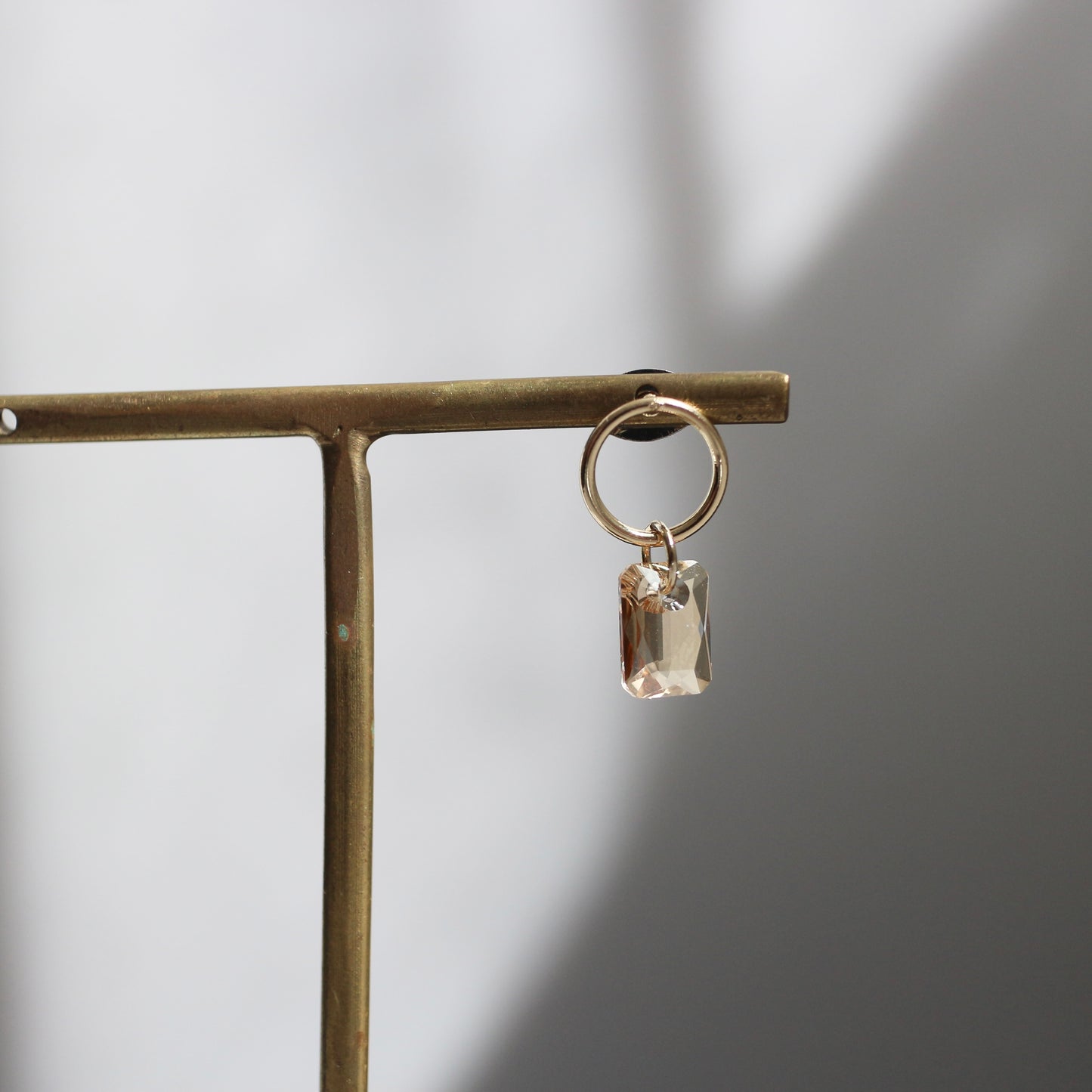 glass circle pierce(ゴールド)
