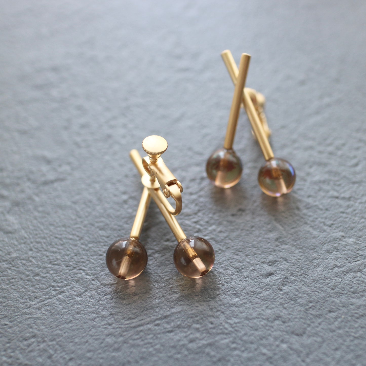 gloss clear pierce /earring