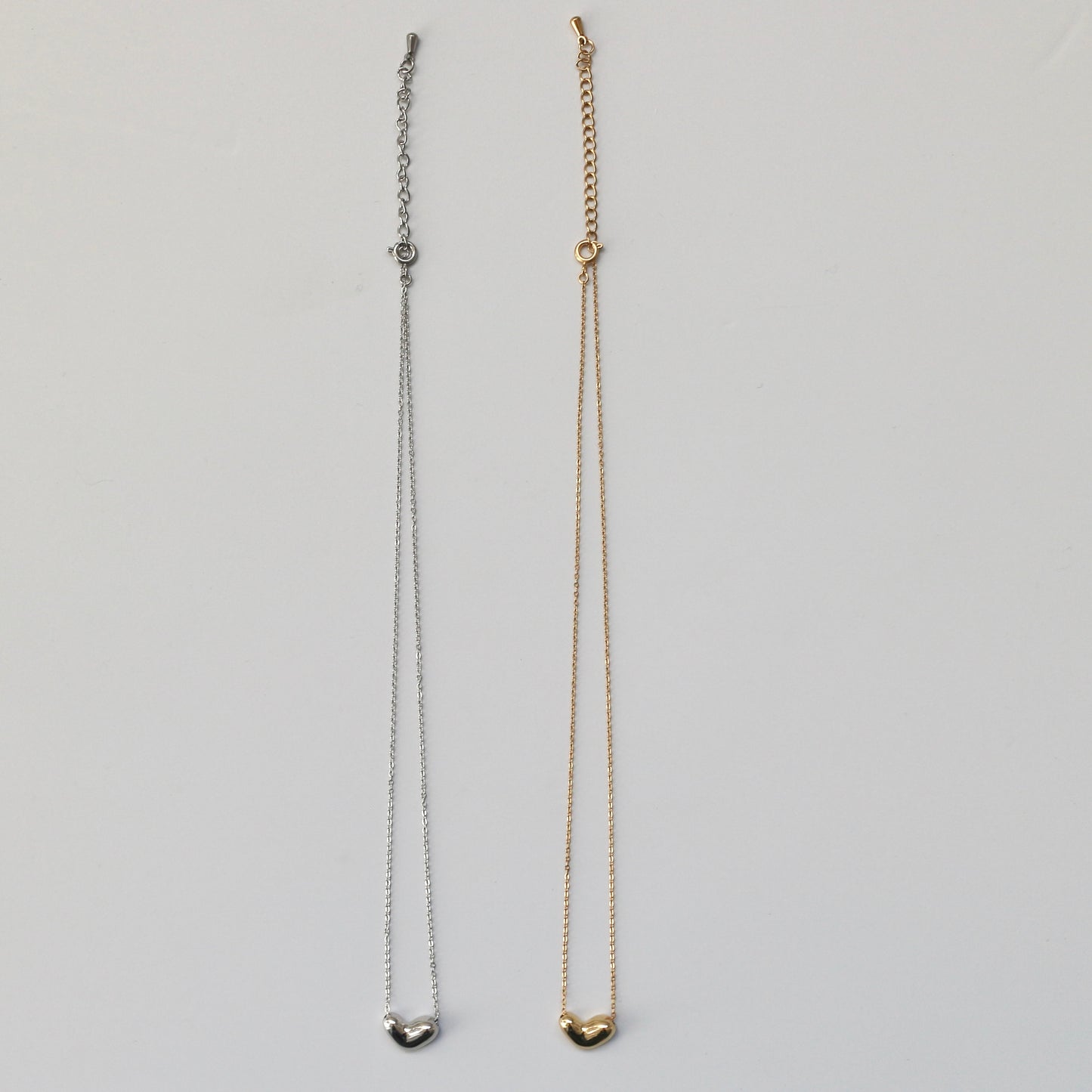 plump heart chain necklace