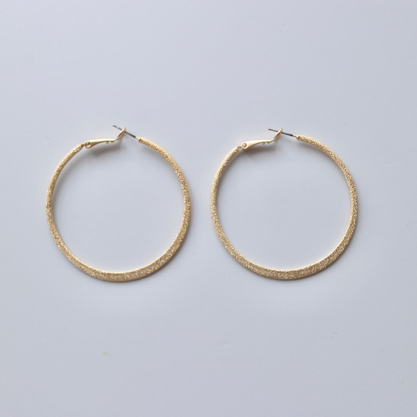 ラメフープピアス