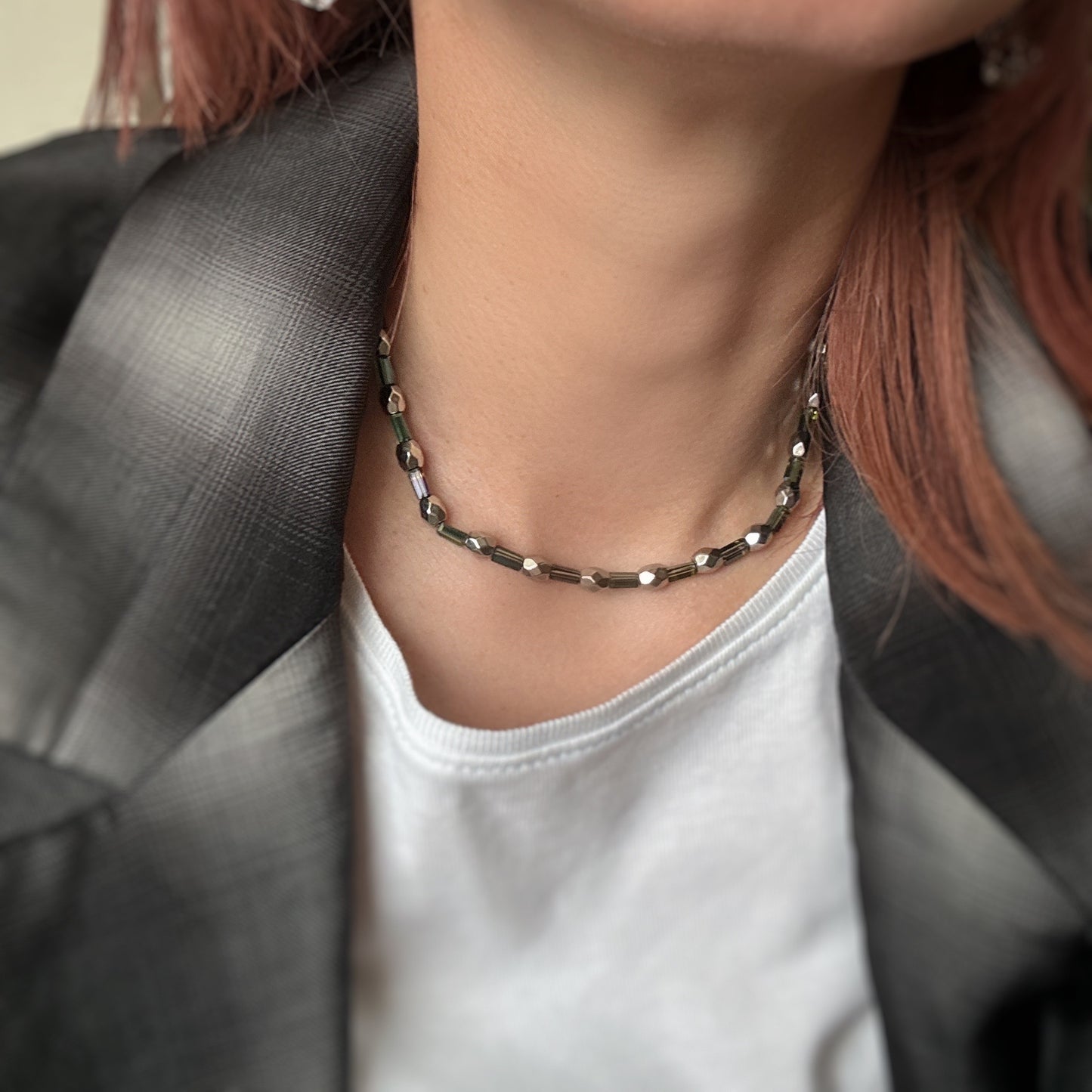 deep green necklace
