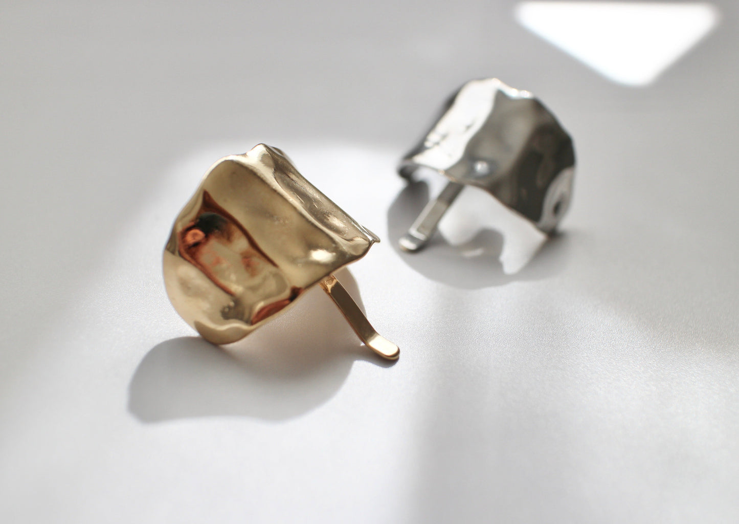 metal texture hair cuff