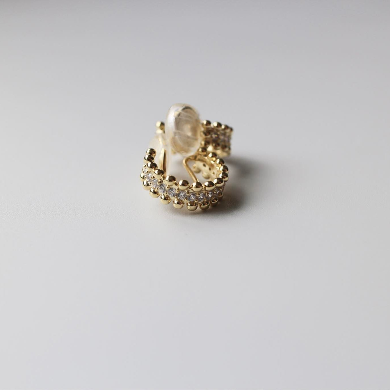 cubic zirconia earring
