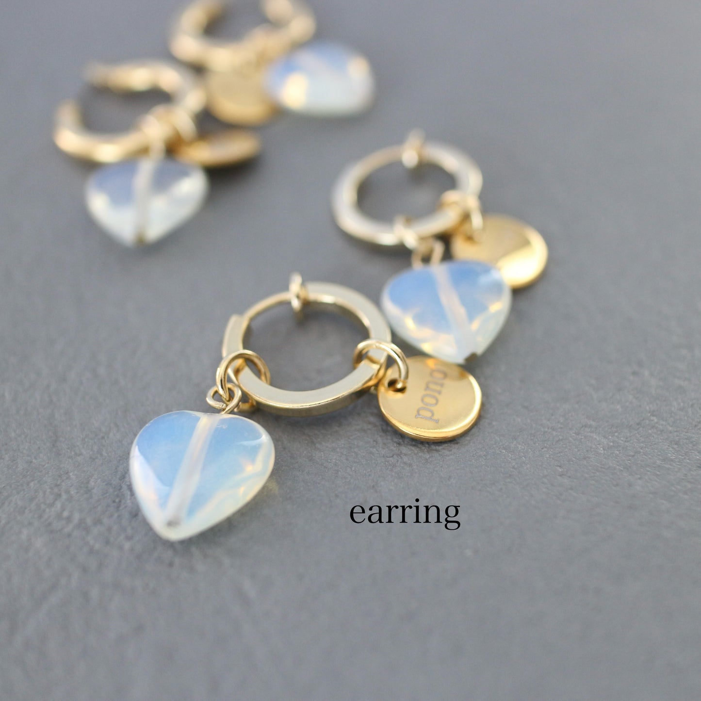 Sheer Luminous pierce /earring