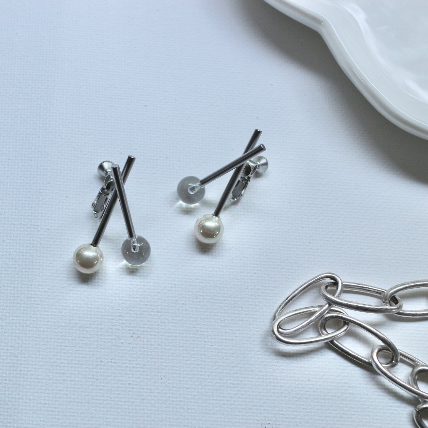 gloss clear pierce /earring