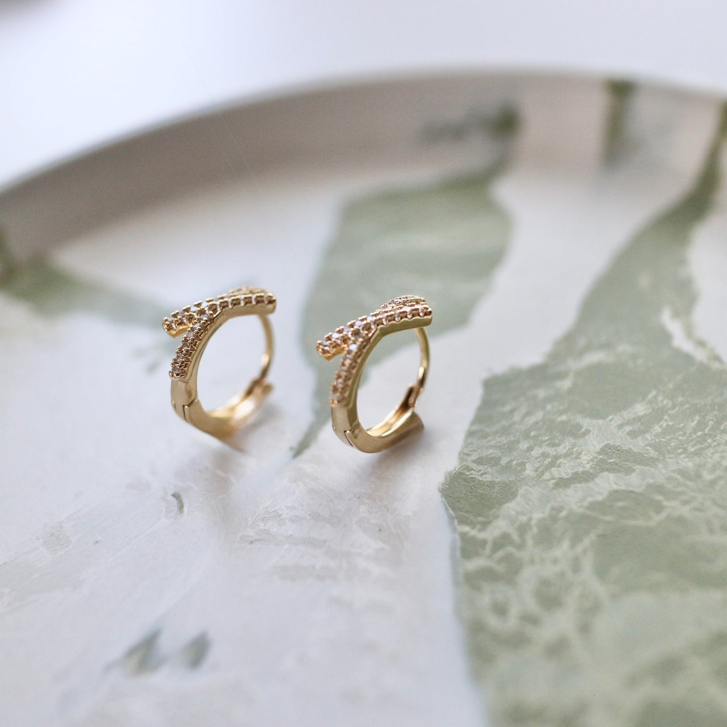 zirconia cross pierced