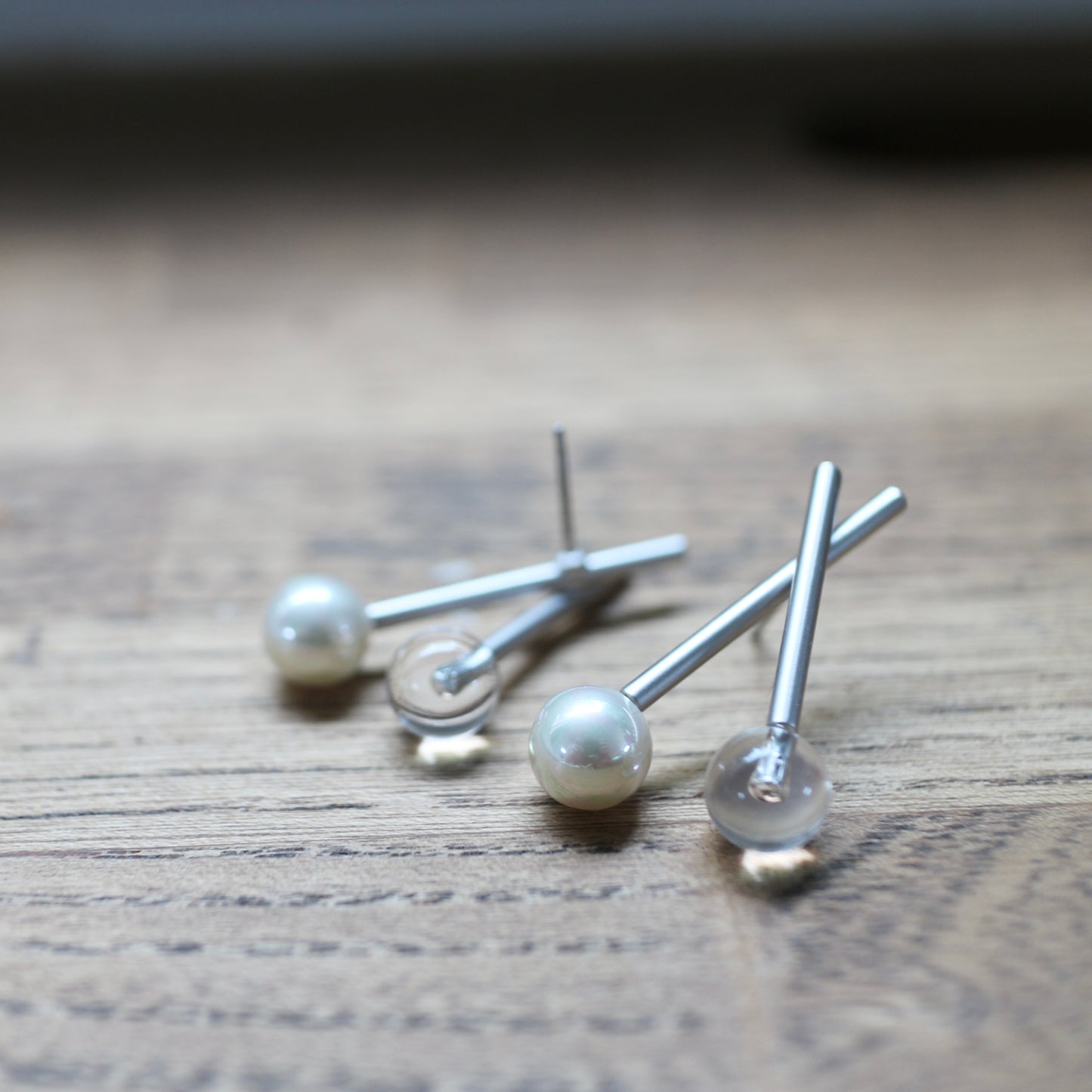 gloss clear pierce /earring