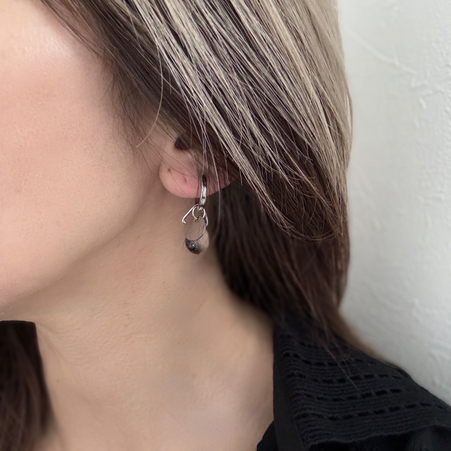 Noir Grace pierce /earring