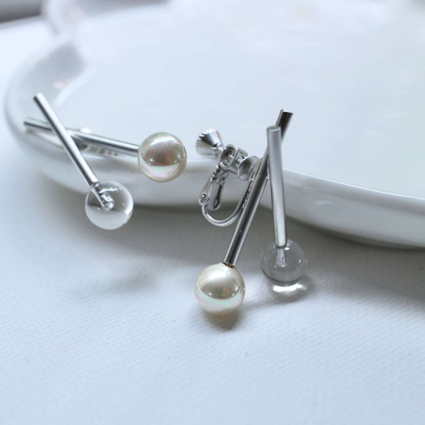 gloss clear pierce /earring