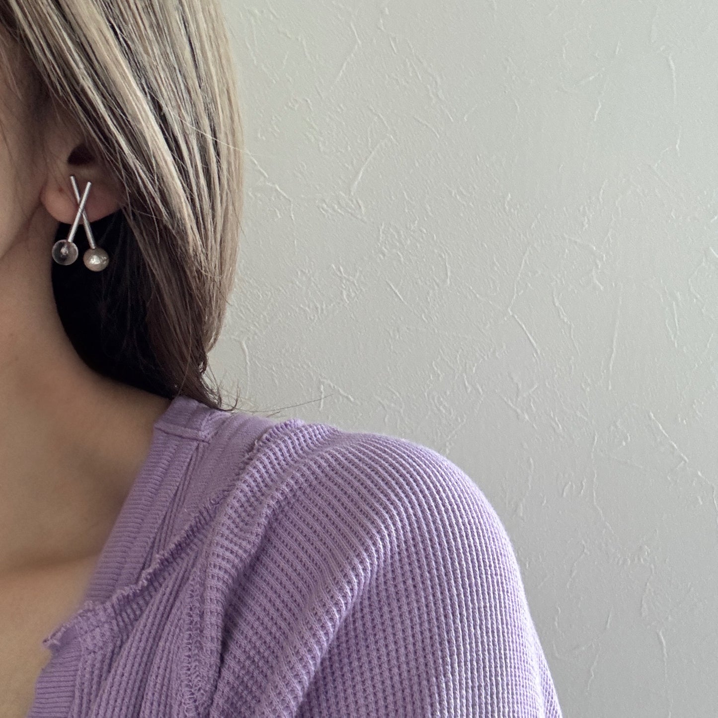 gloss clear pierce /earring