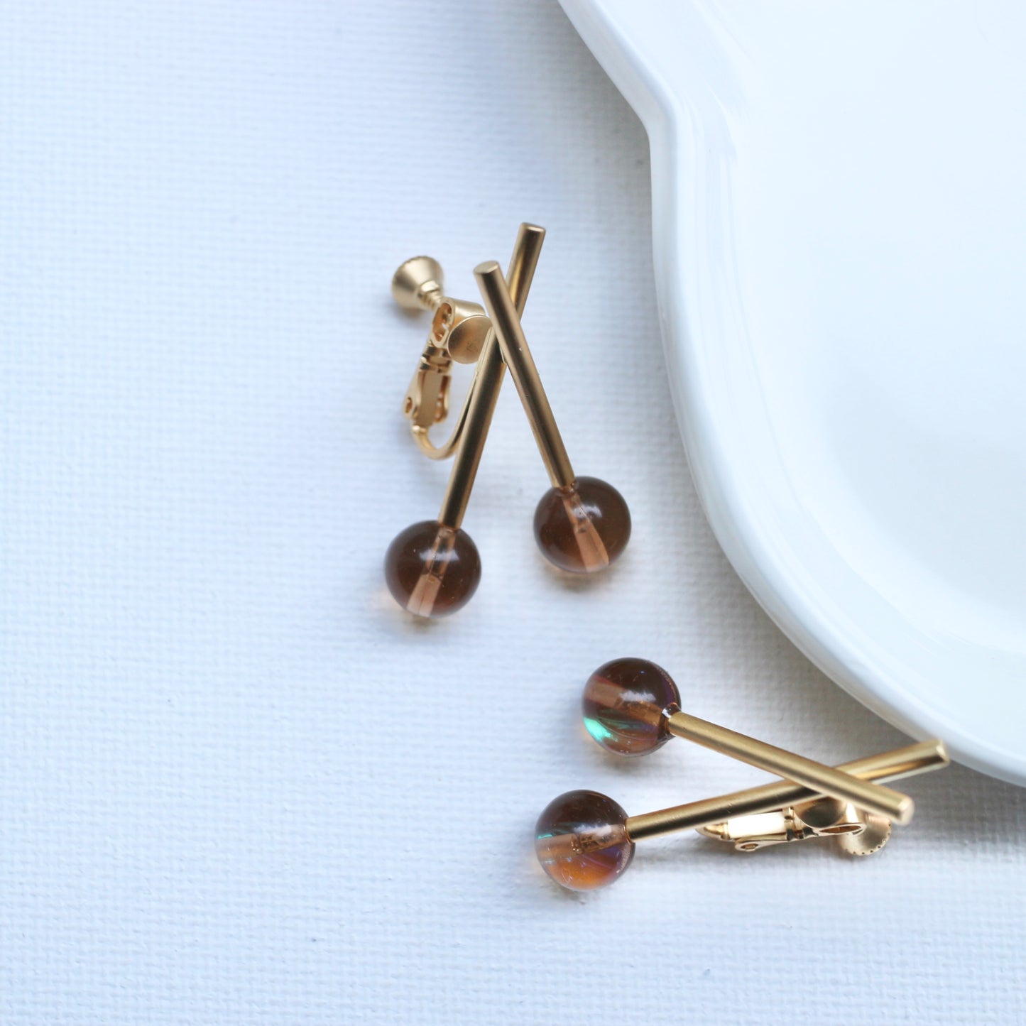 gloss clear pierce /earring