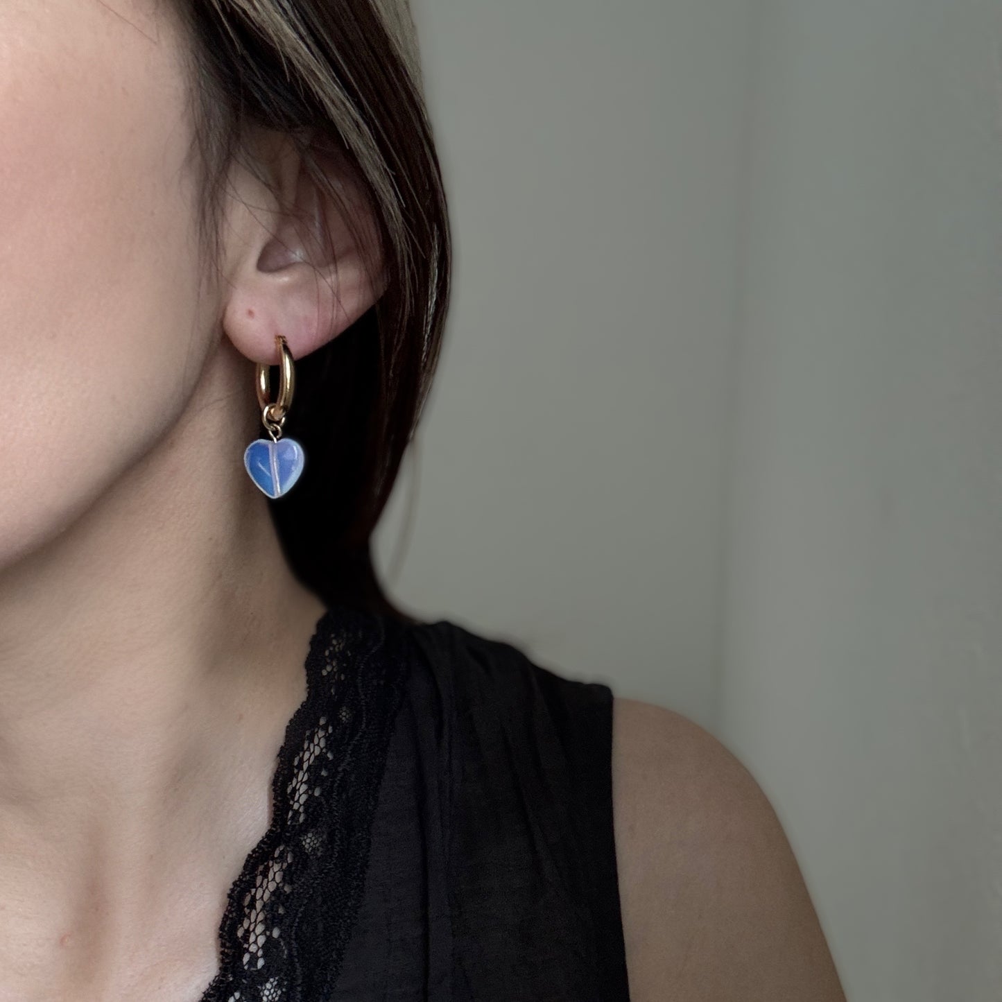 Sheer Luminous pierce /earring