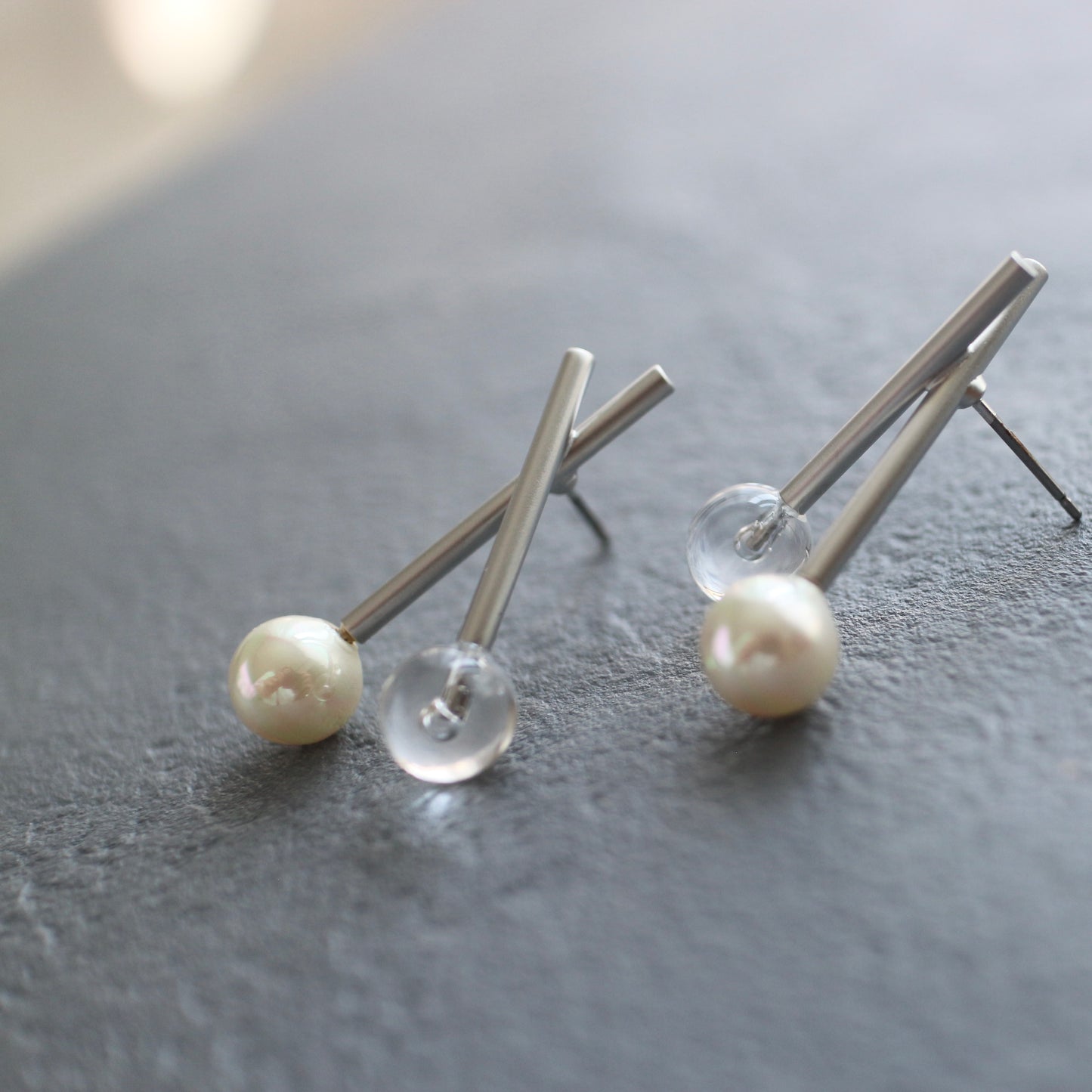 gloss clear pierce /earring