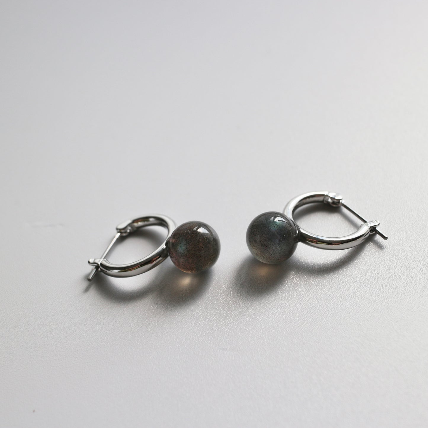 Quiet Stone Hoop pierce