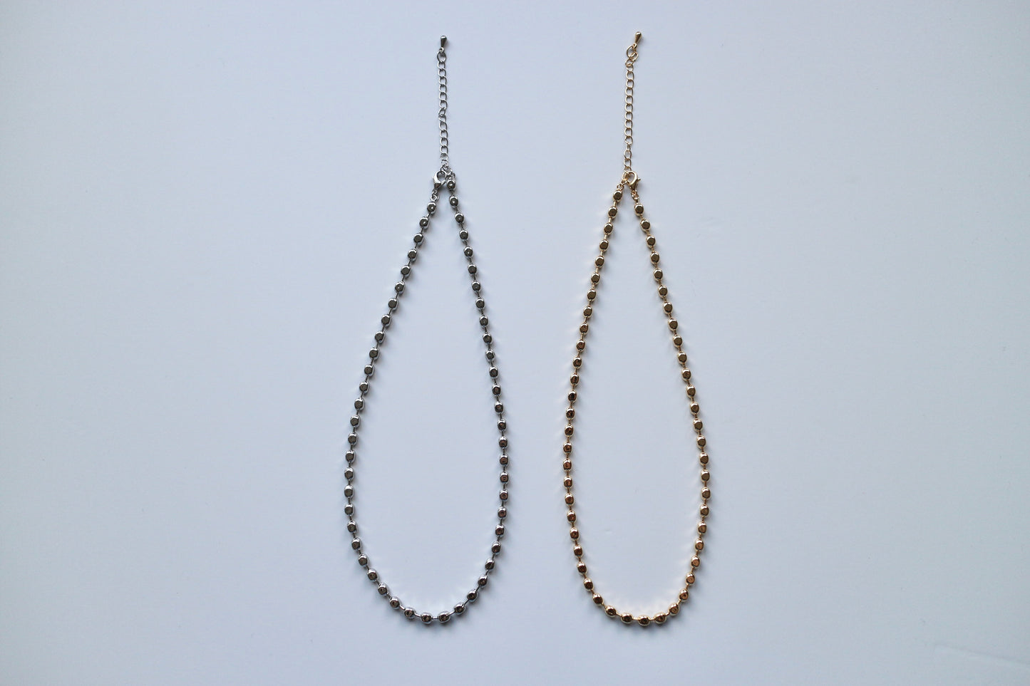 flat ball chain necklace