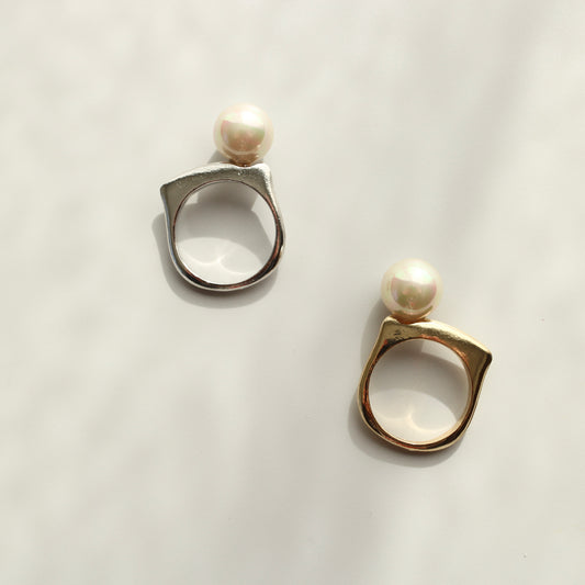 Vintage perl ring
