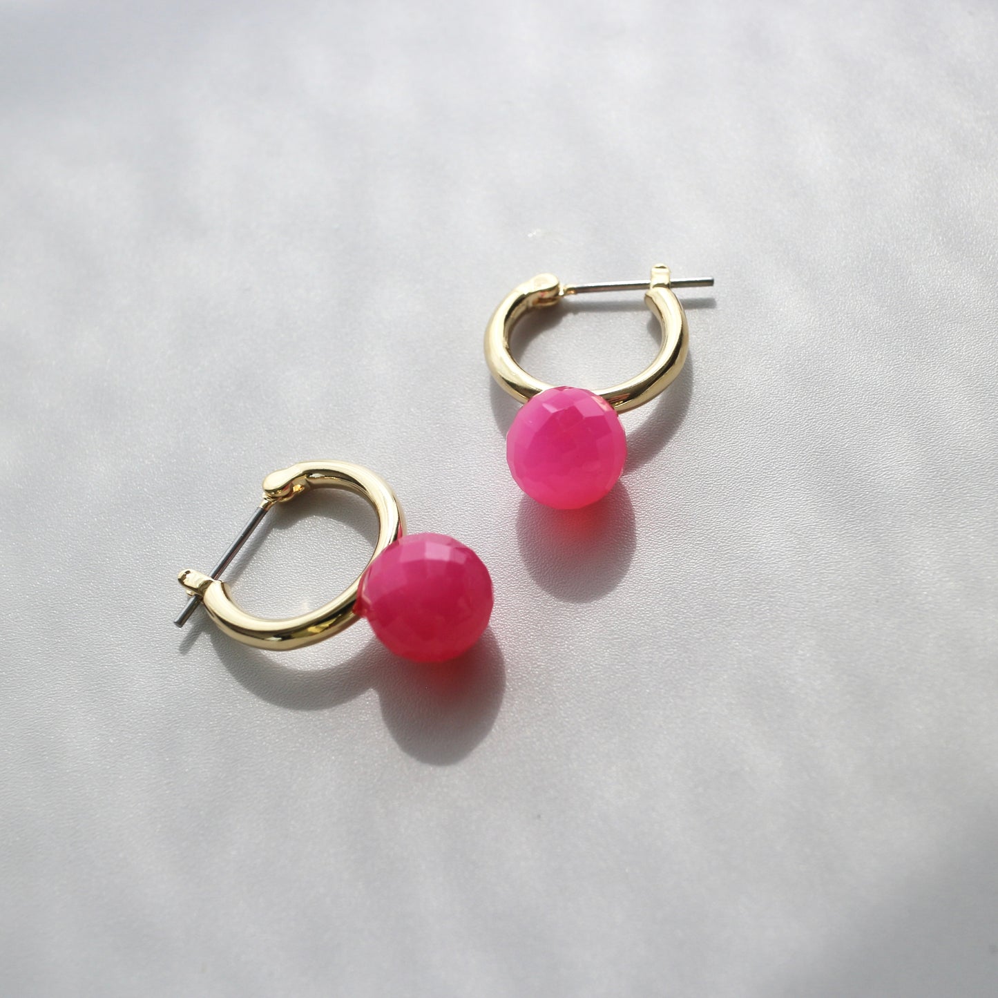 Quiet Stone Hoop pierce