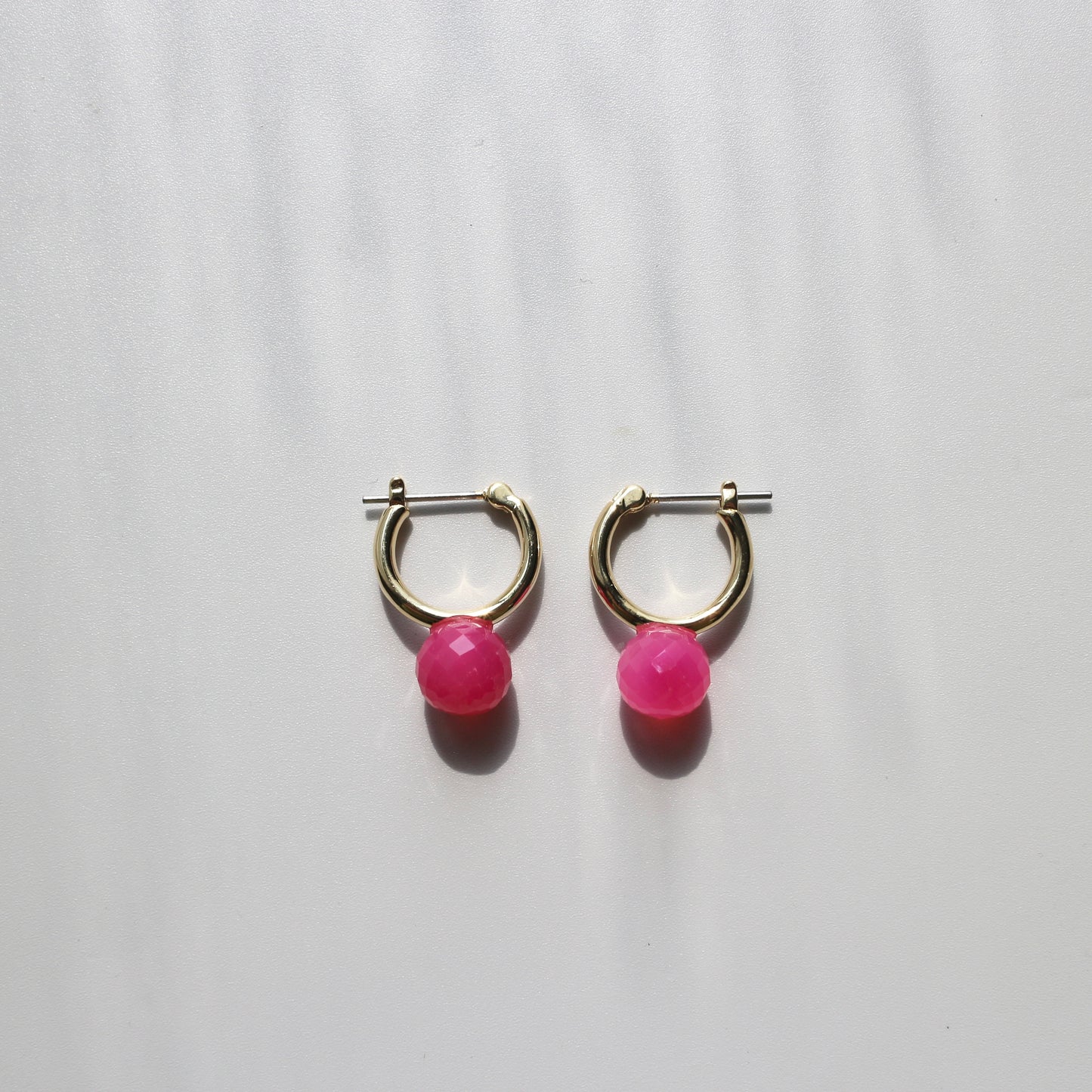 Quiet Stone Hoop pierce