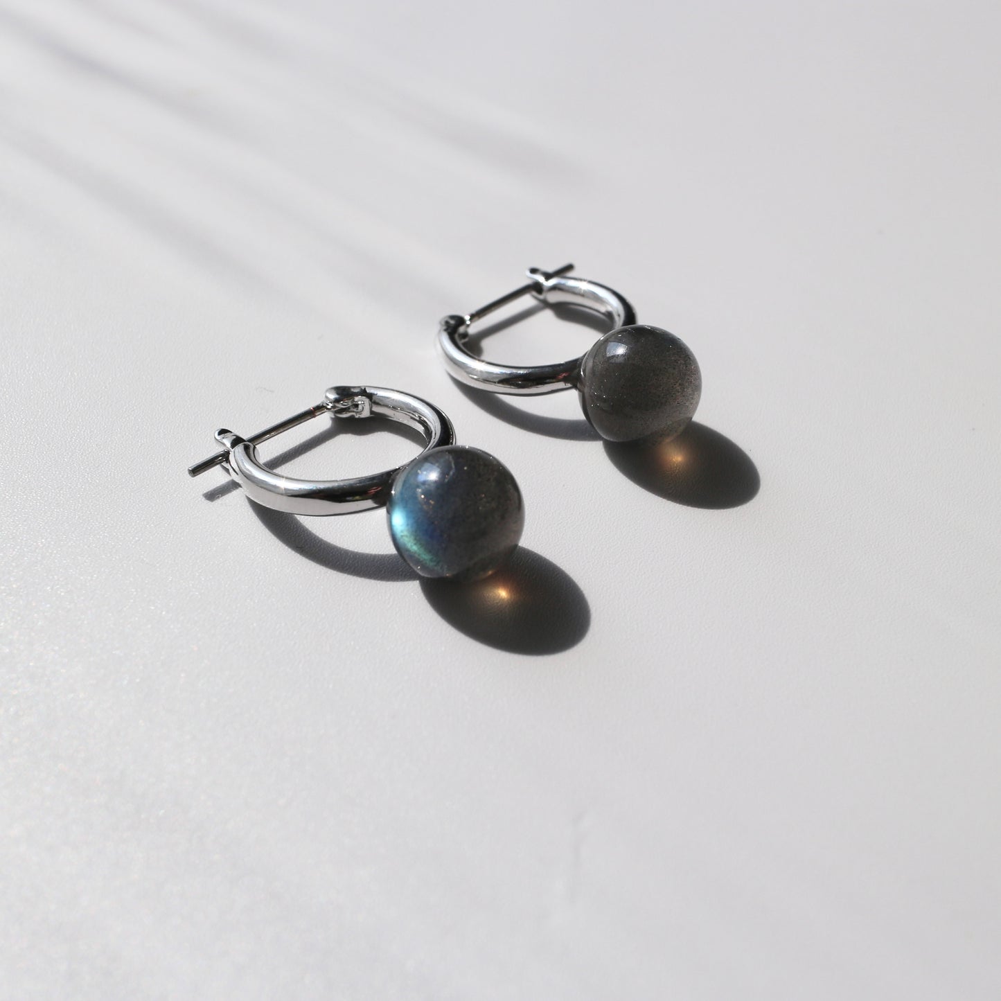 Quiet Stone Hoop pierce