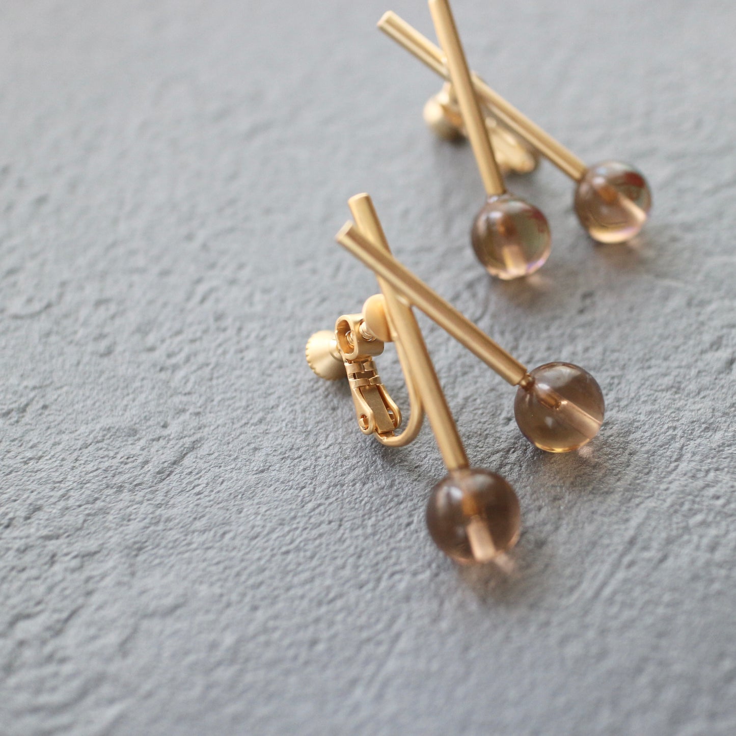 gloss clear pierce /earring
