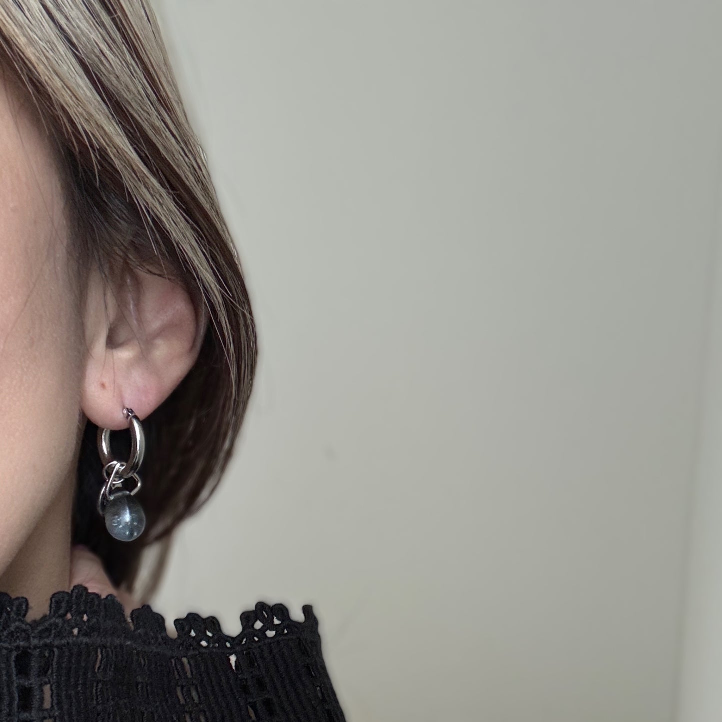 Noir Grace pierce /earring