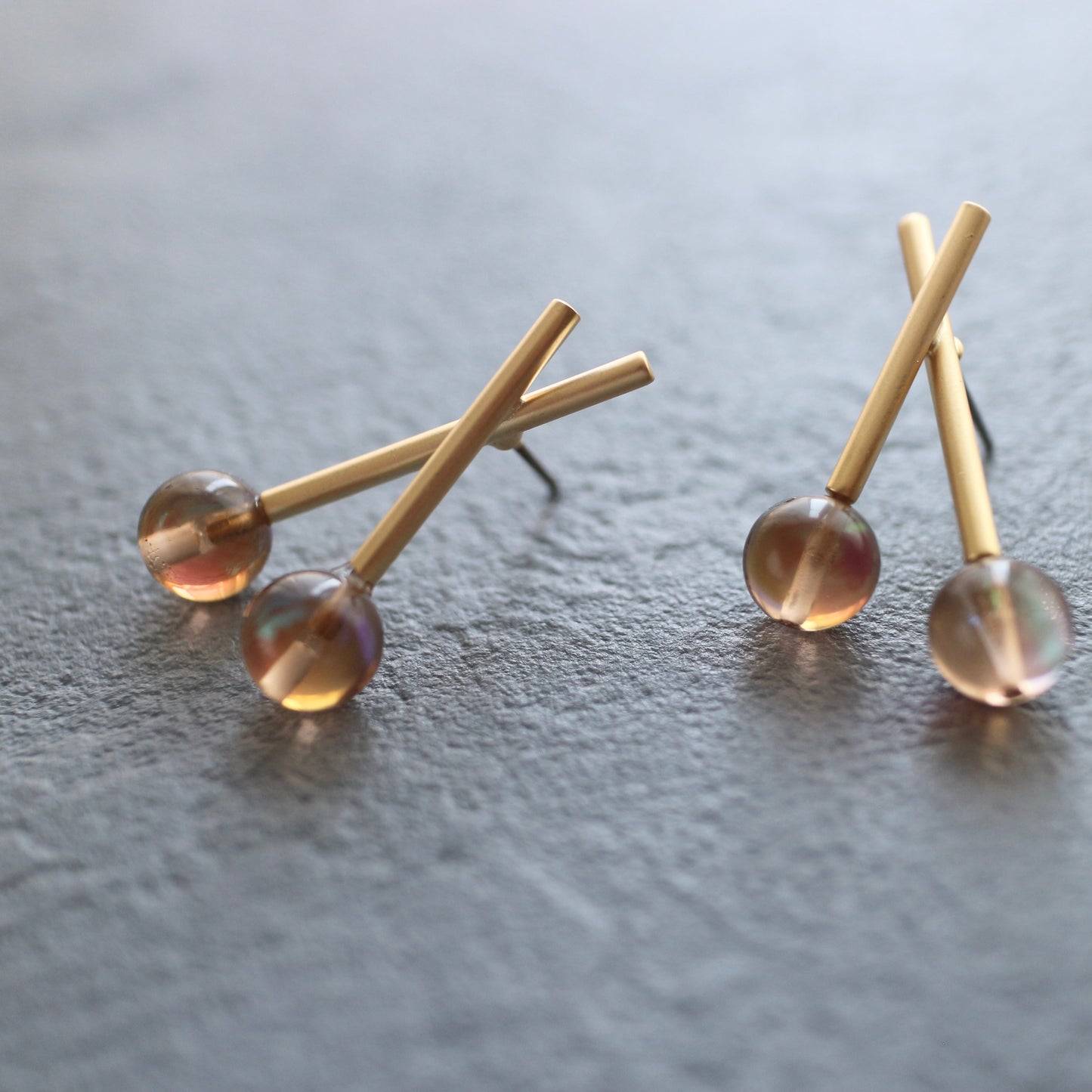 gloss clear pierce /earring