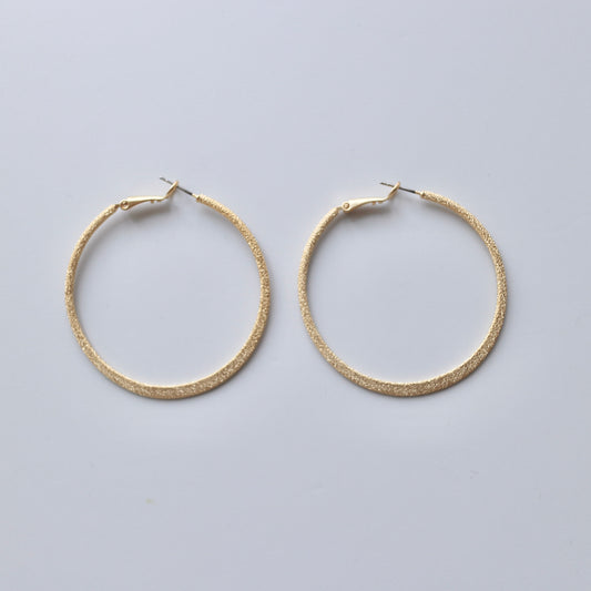 ラメフープピアス
