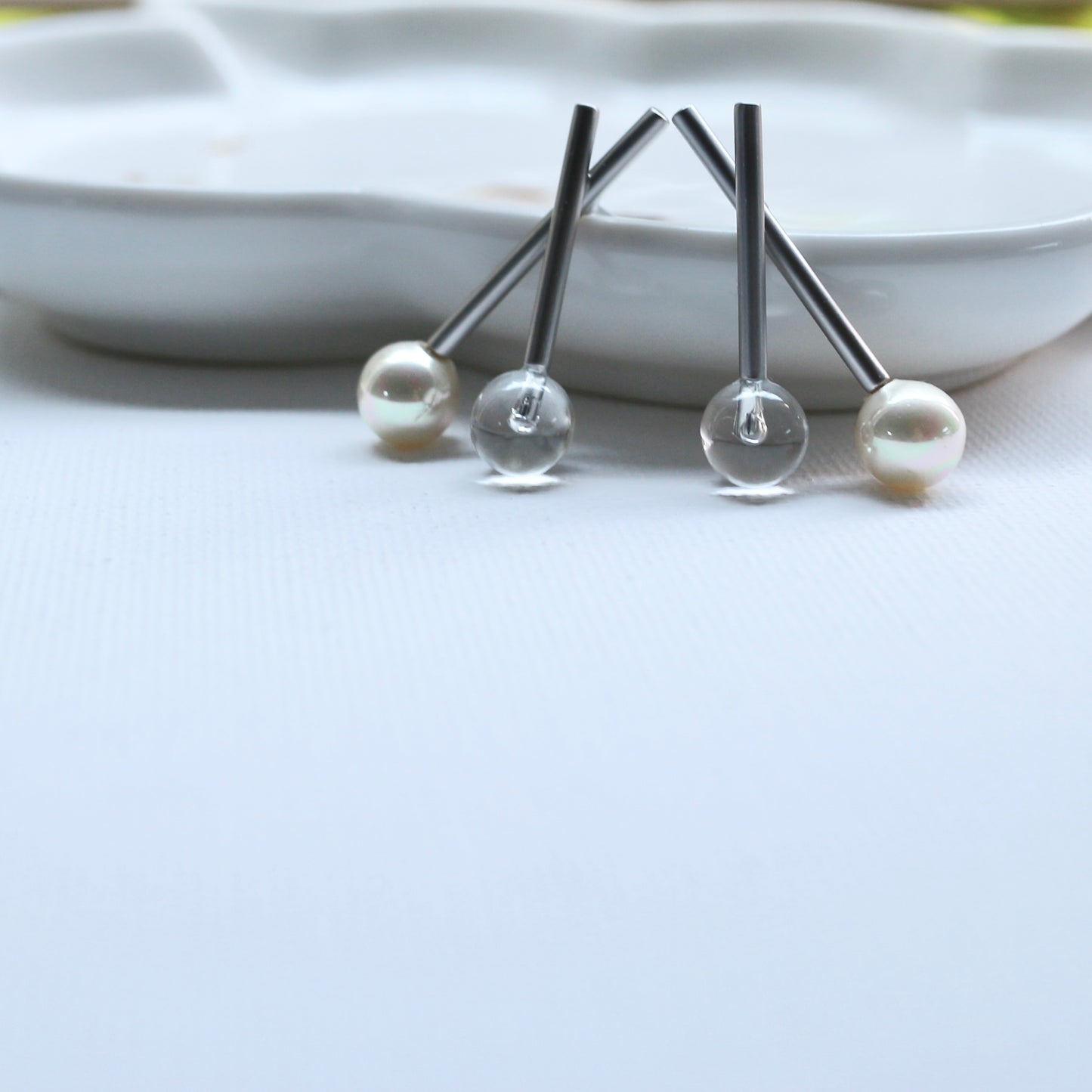 gloss clear pierce /earring