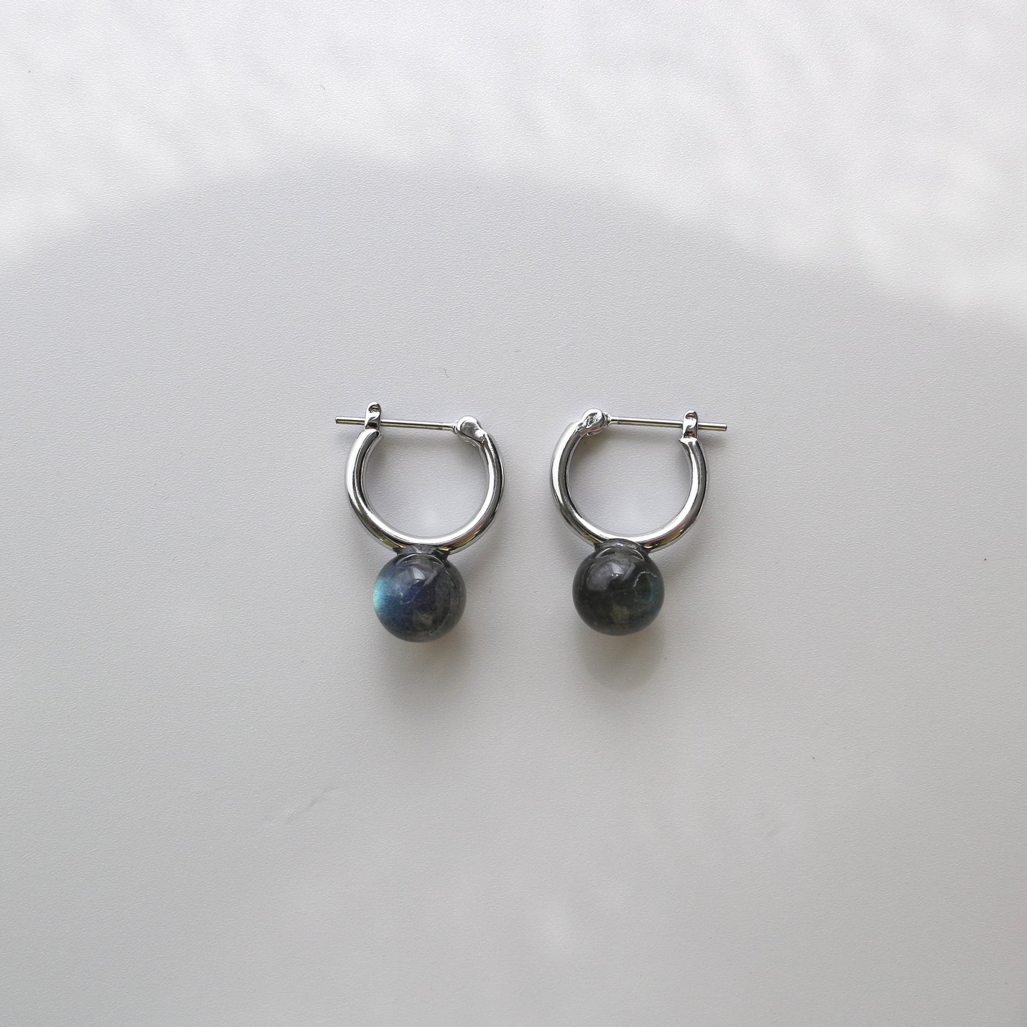 Quiet Stone Hoop pierce