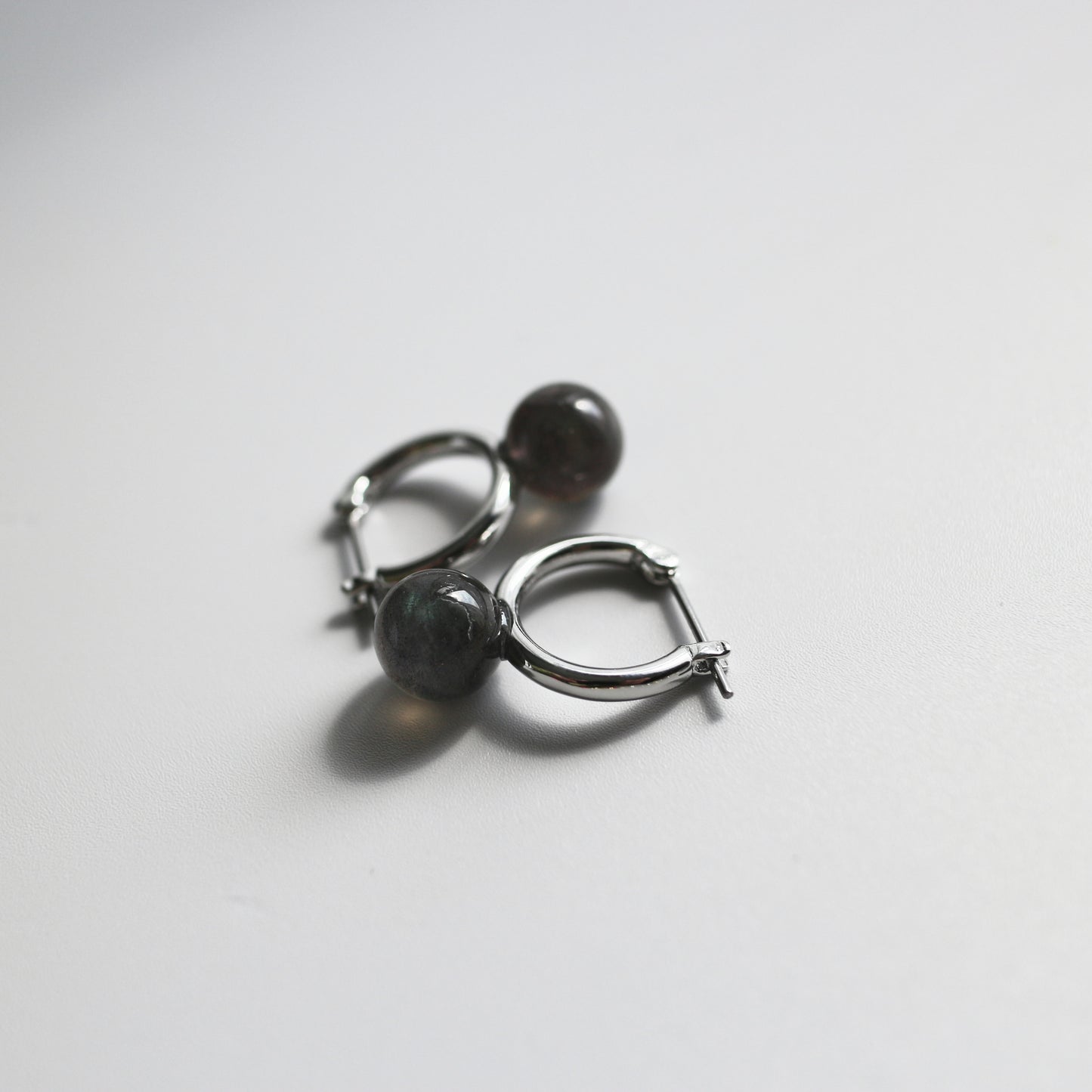 Quiet Stone Hoop pierce