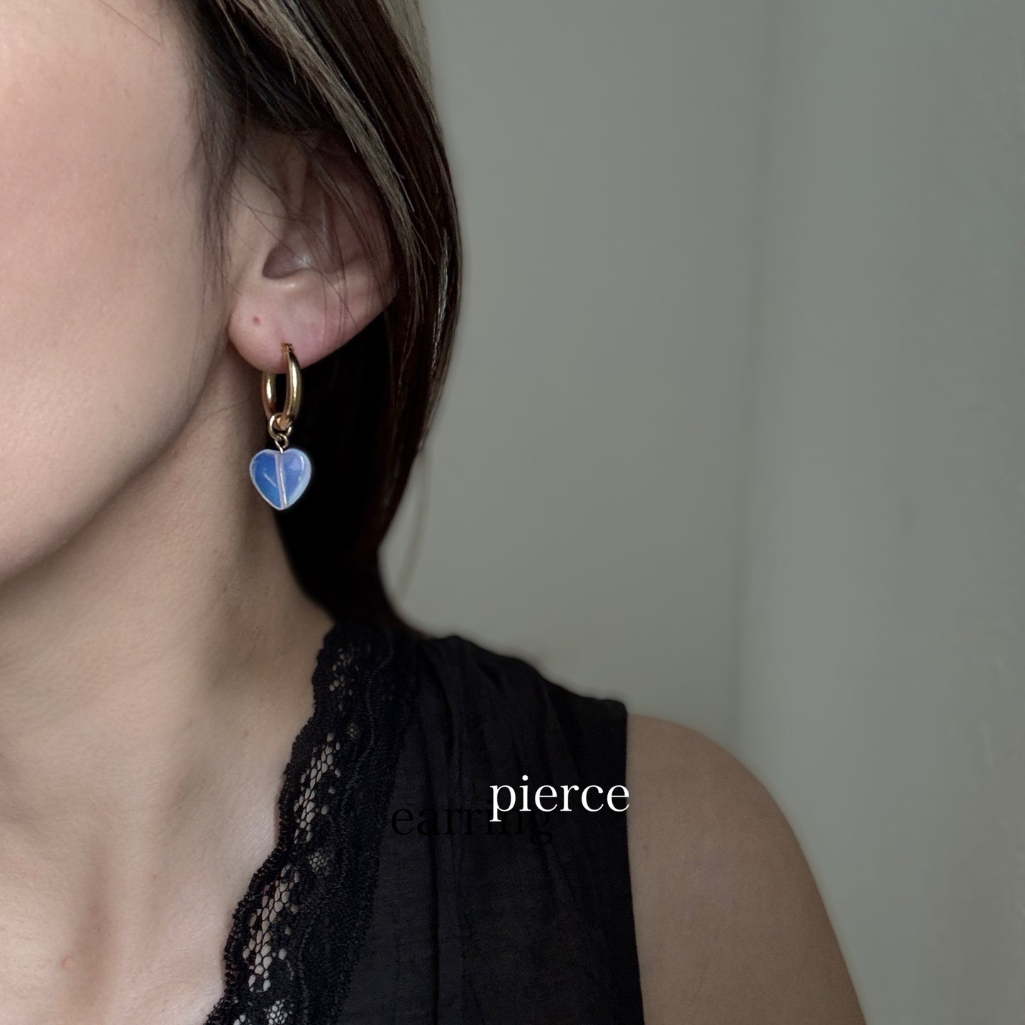 Sheer Luminous pierce /earring