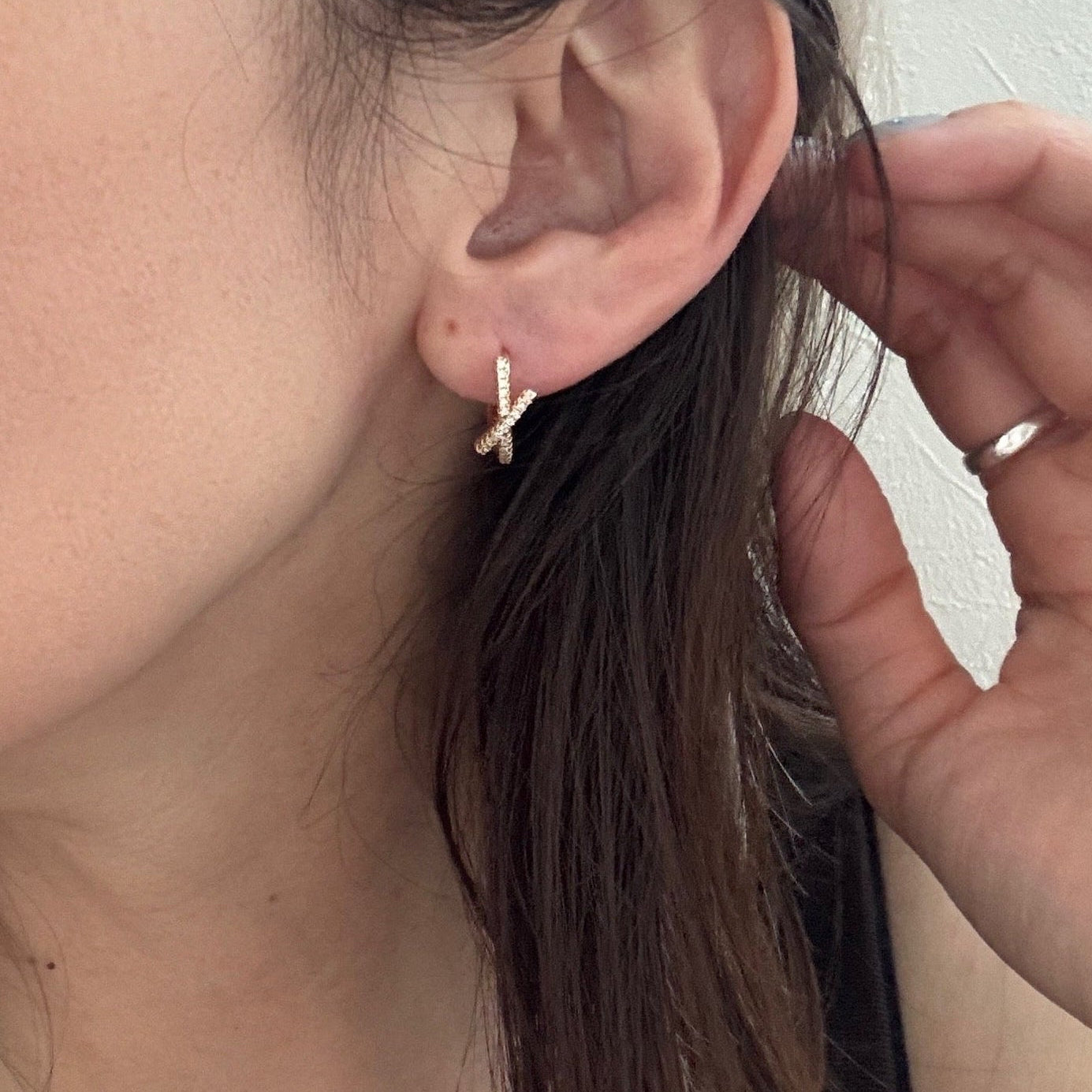 zirconia cross pierced