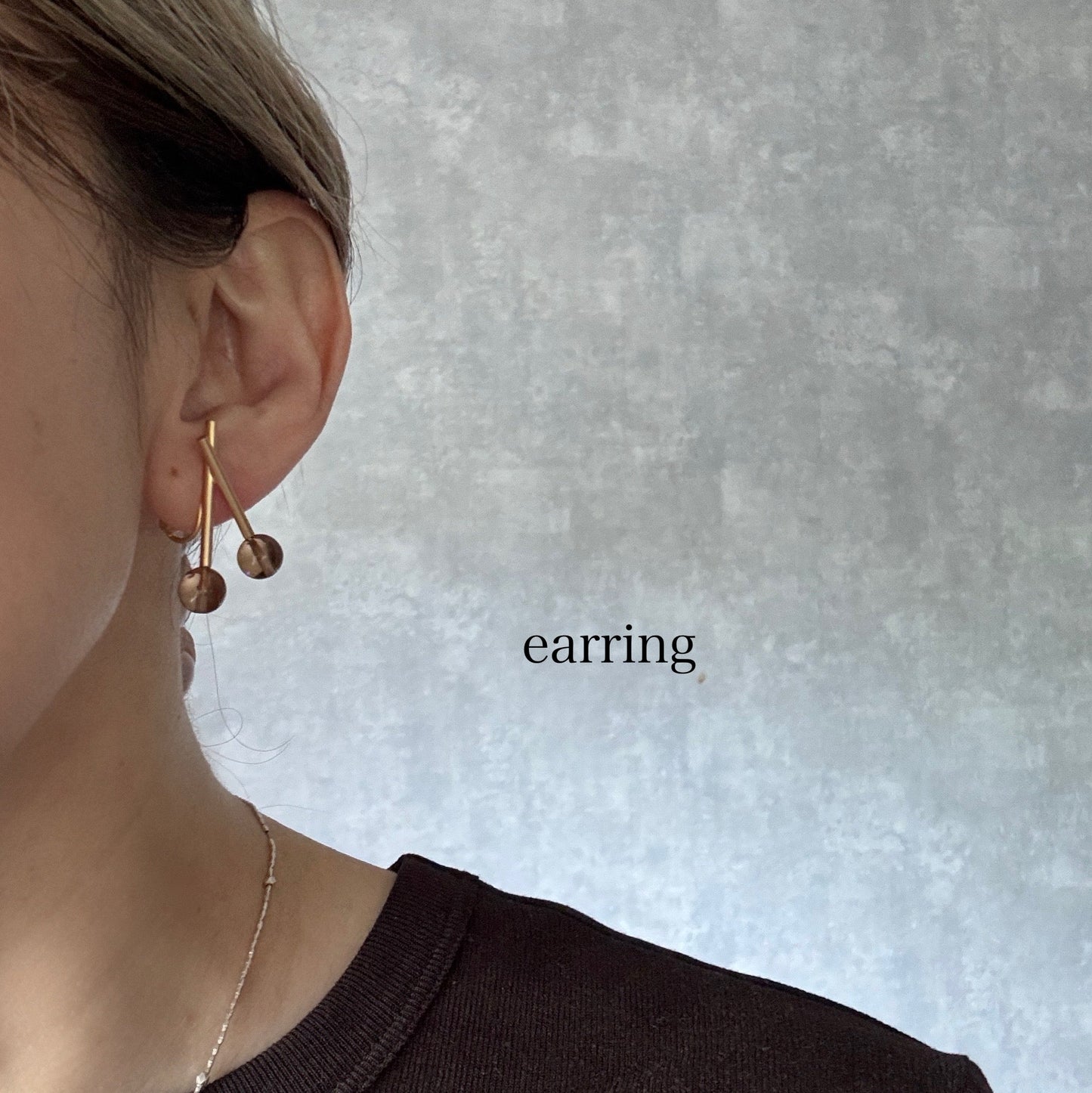 gloss clear pierce /earring