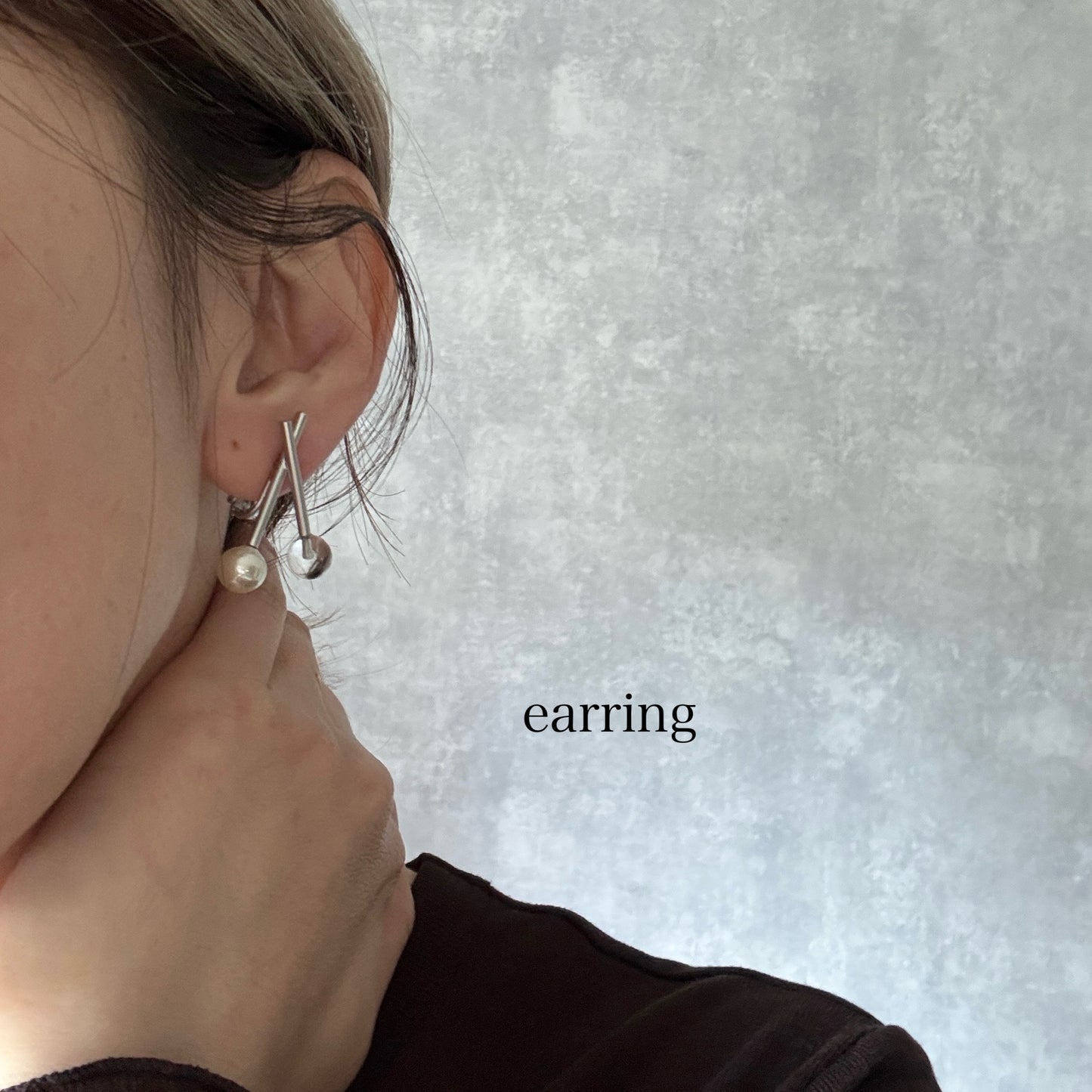 gloss clear pierce /earring