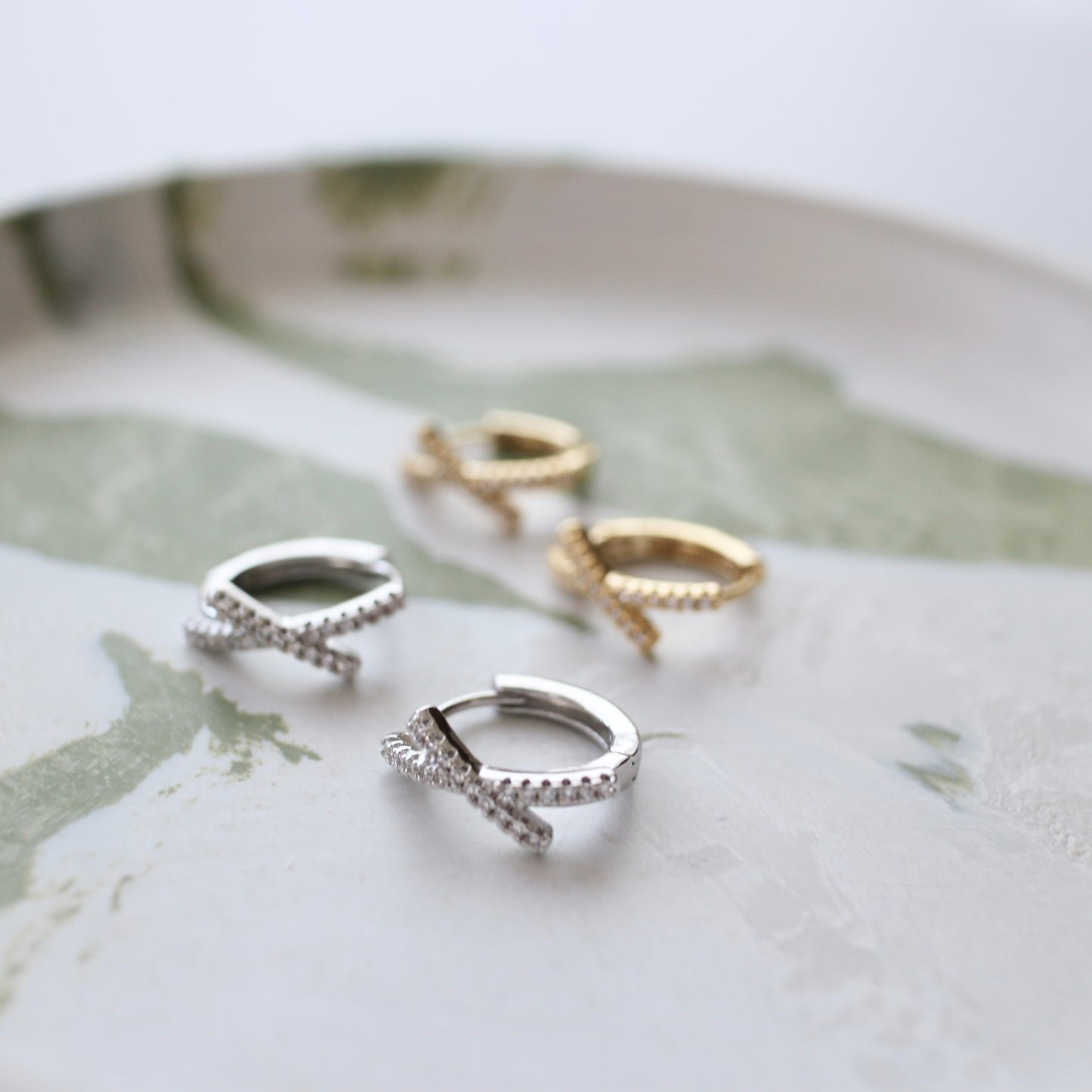 zirconia cross pierced