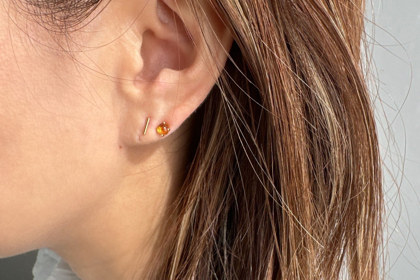 K14gf citrine pierce