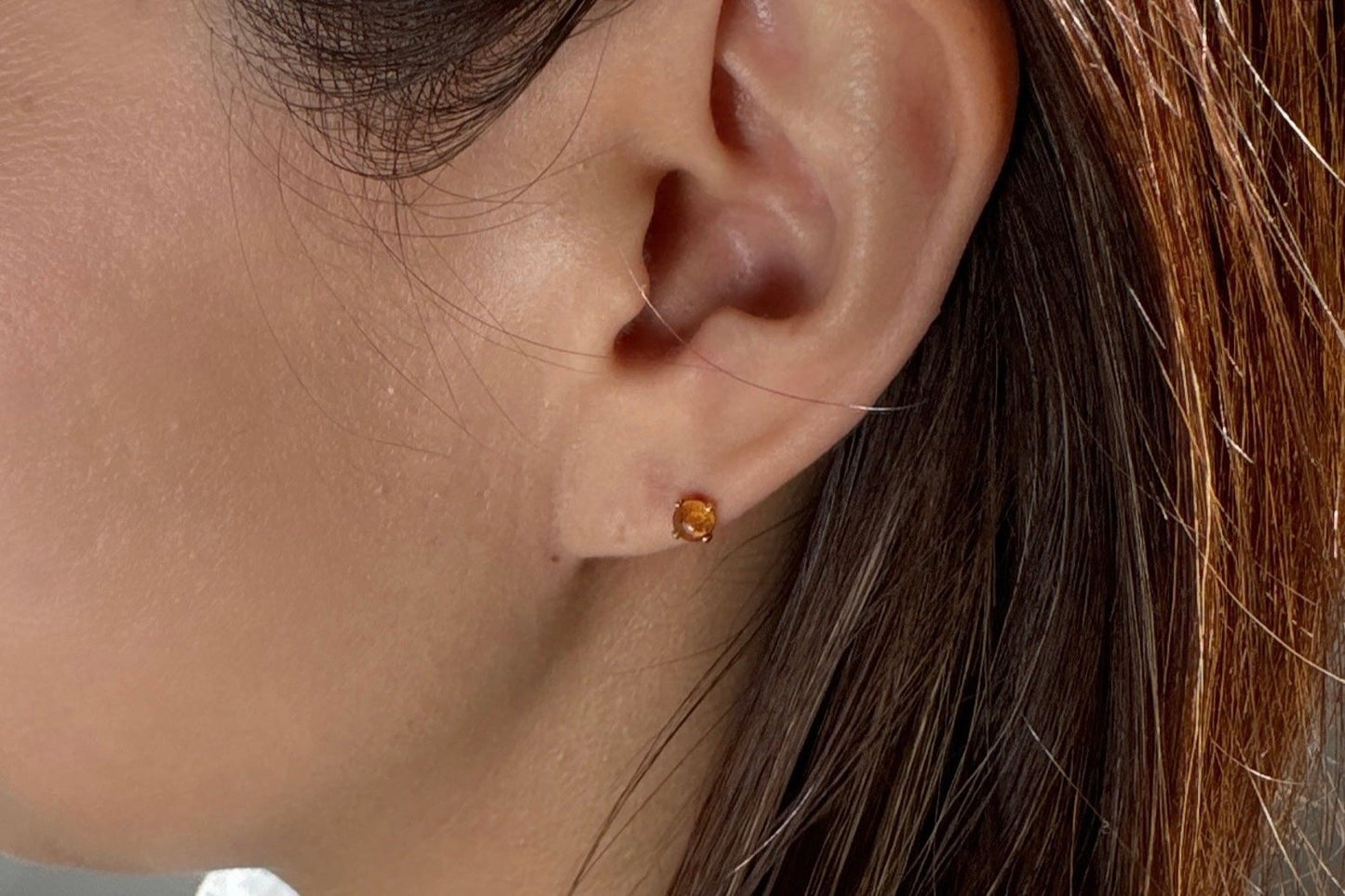 K14gf citrine pierce