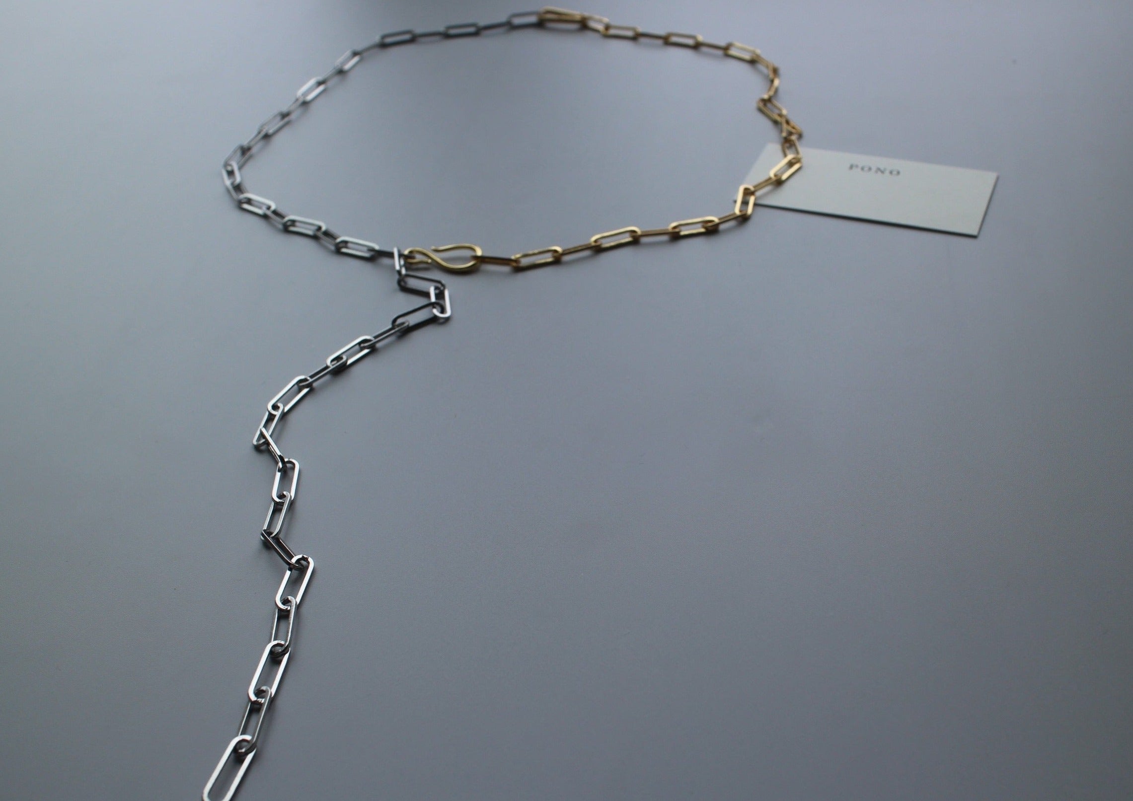 bicolor necklace