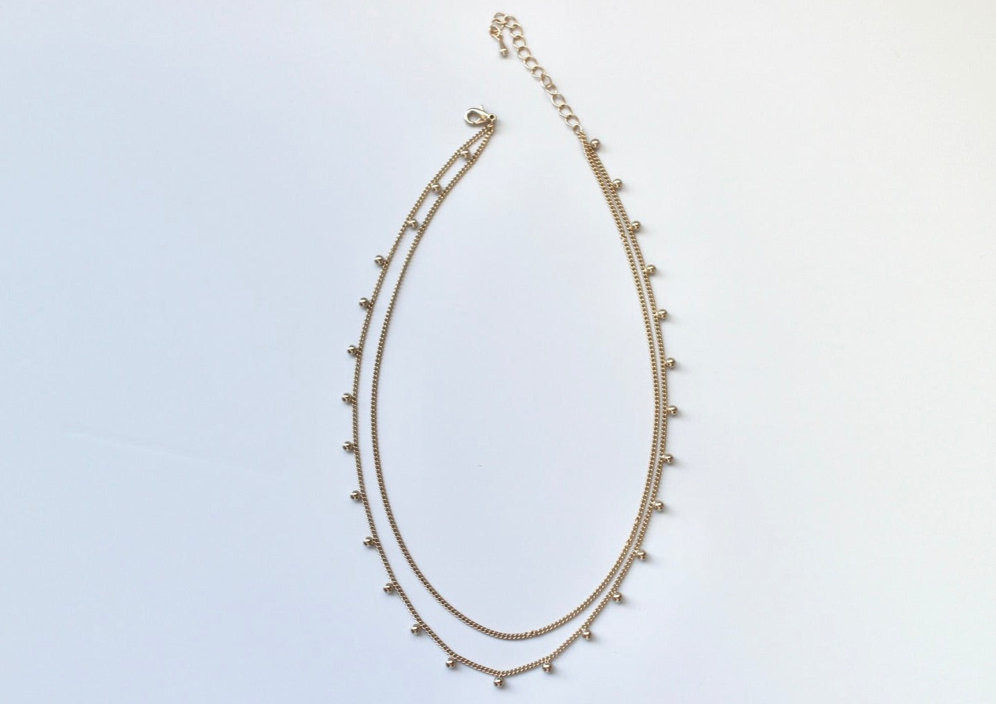 ball chain short necklace