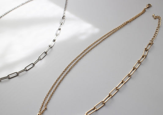 double chain necklace