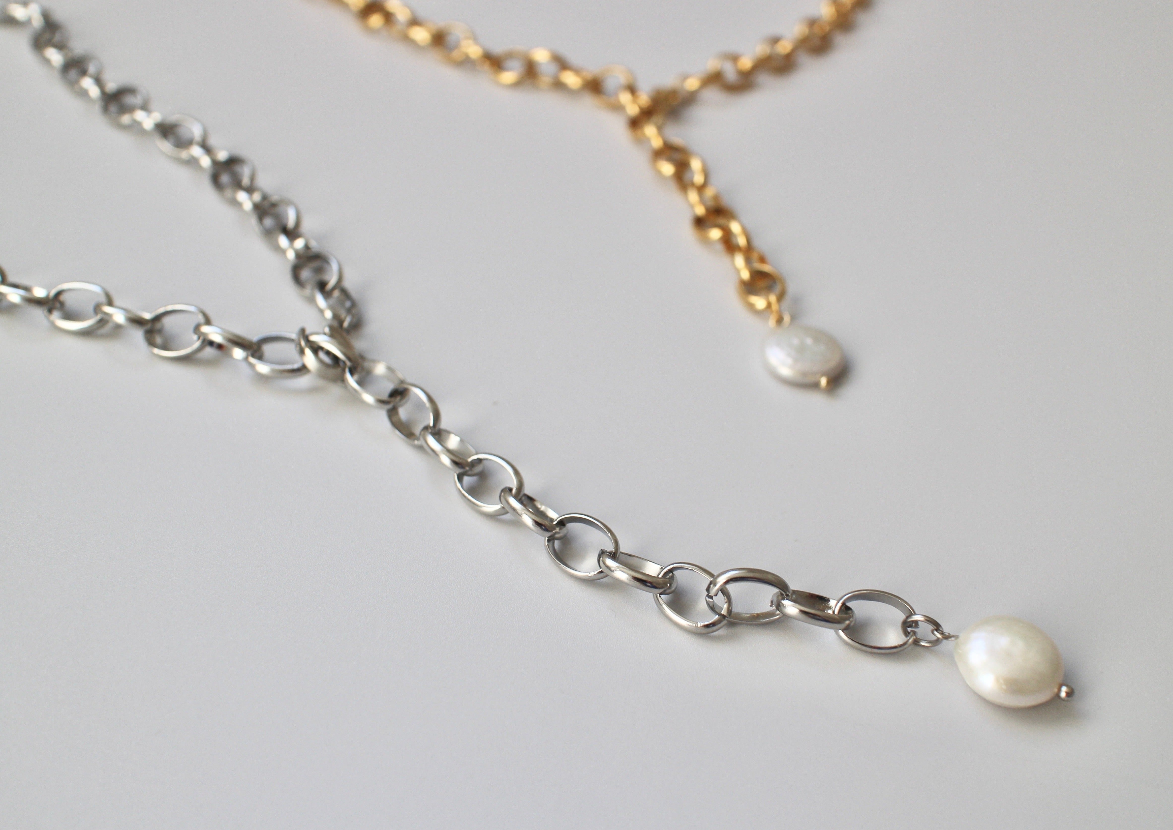 元価格¥38,500 完売品 Pearl Chain Necklace石パール